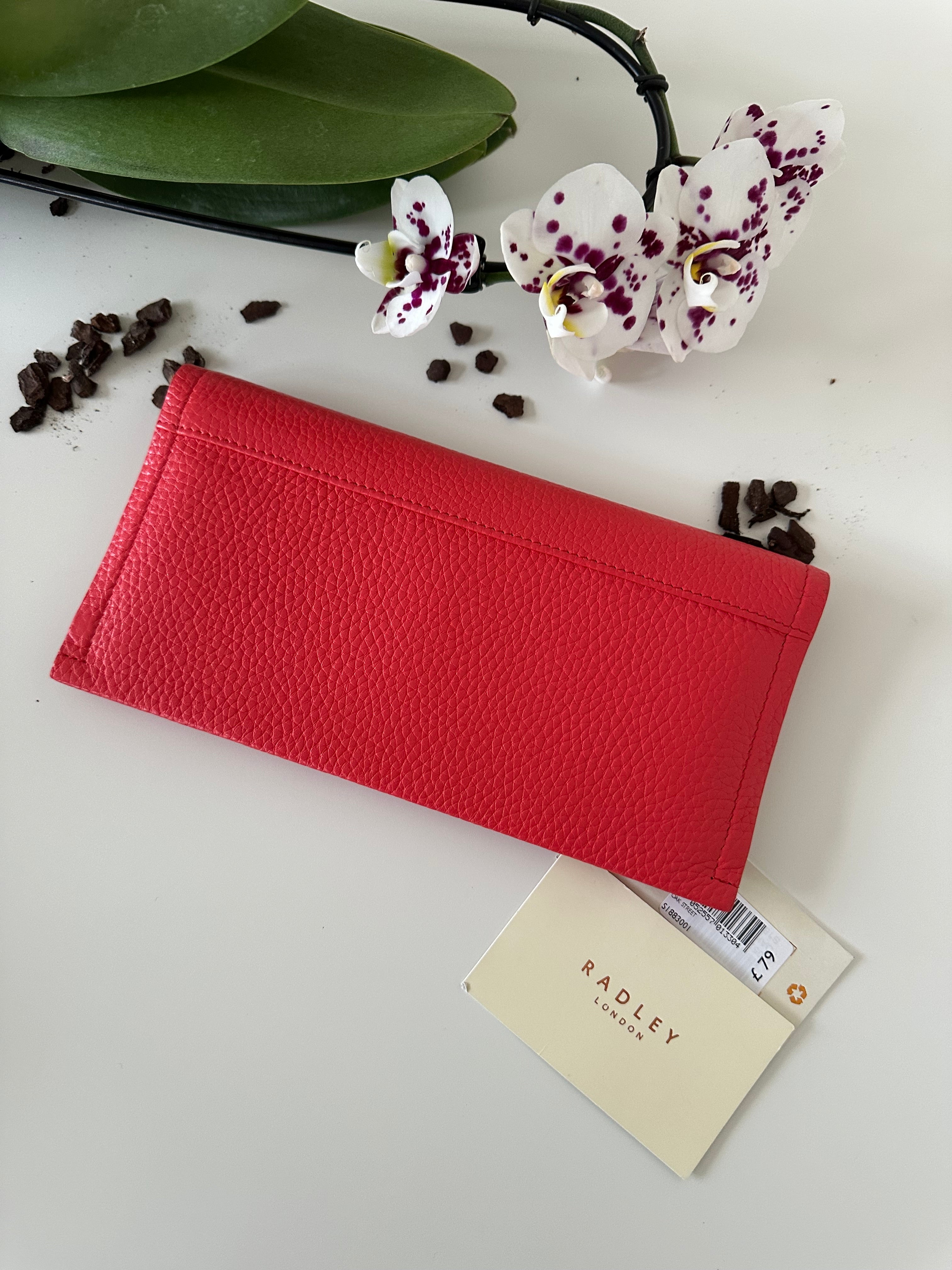 Radley Oak Street Large Flapover Red/pink
