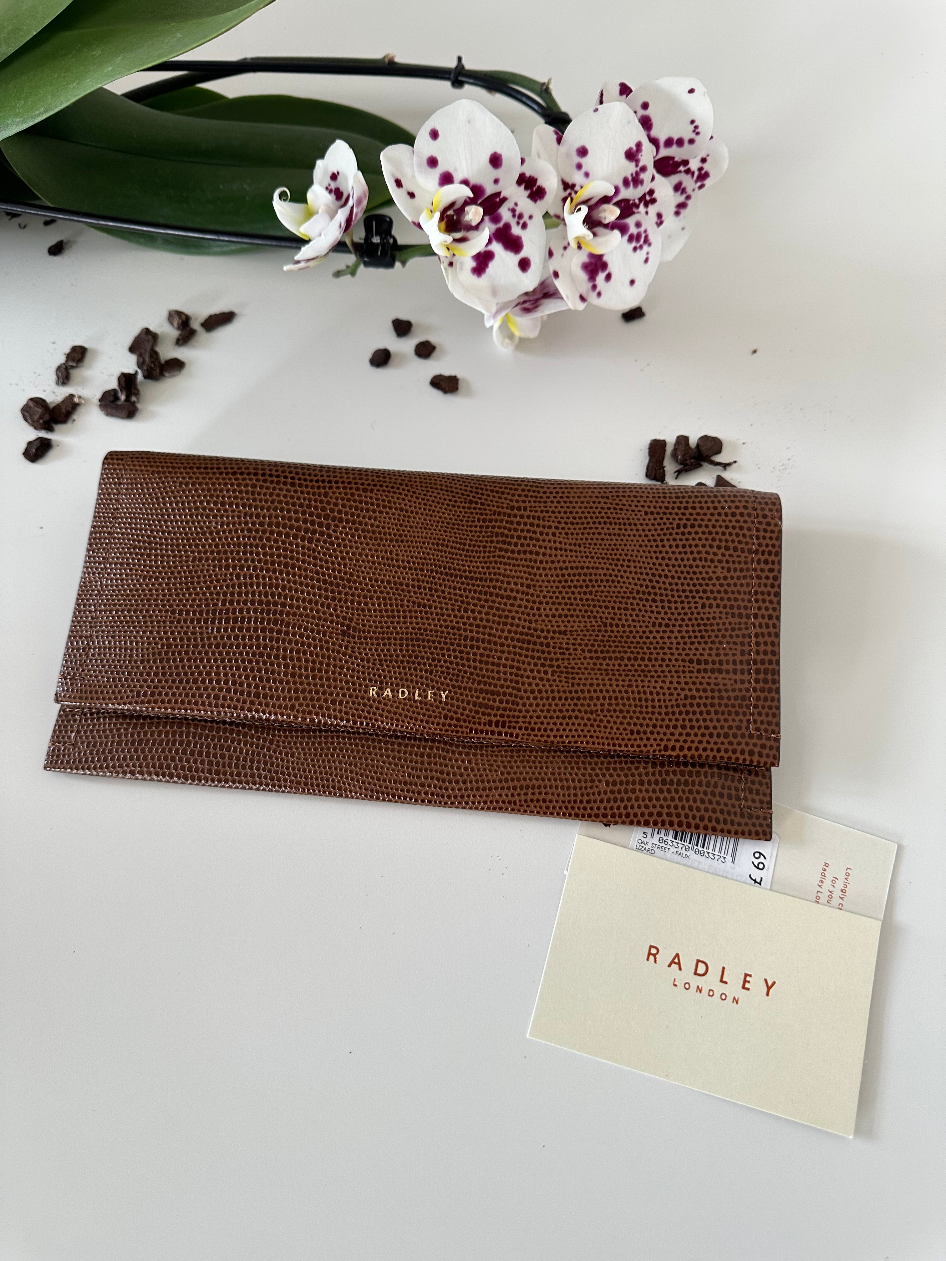 Radley Oak Street Faux Lizard Large Flapover
