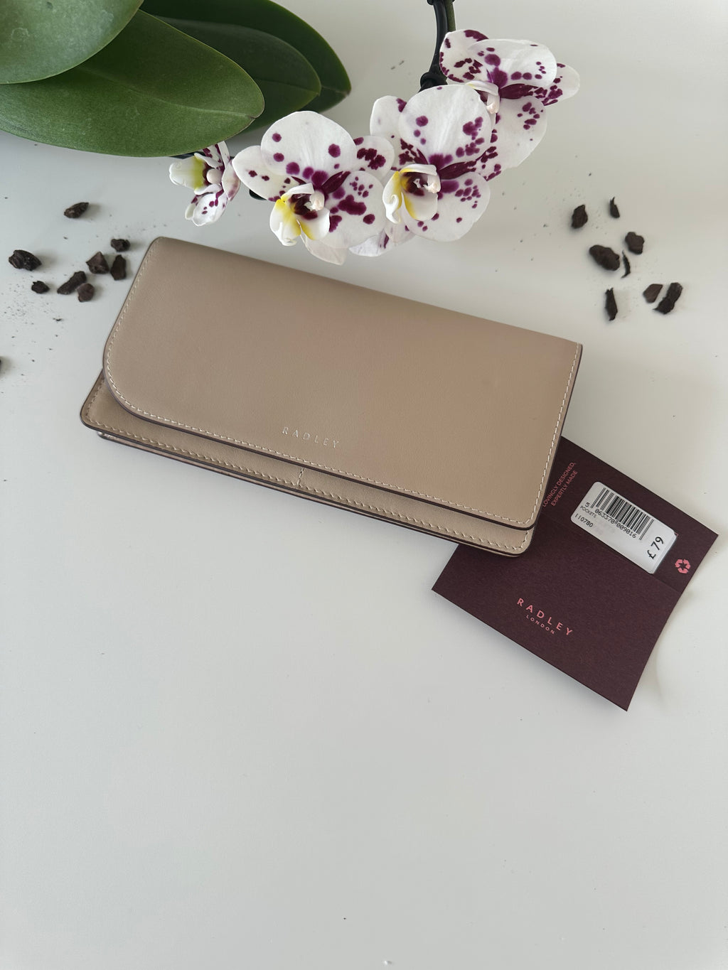 Radley Pockets purse Large Cream Leather