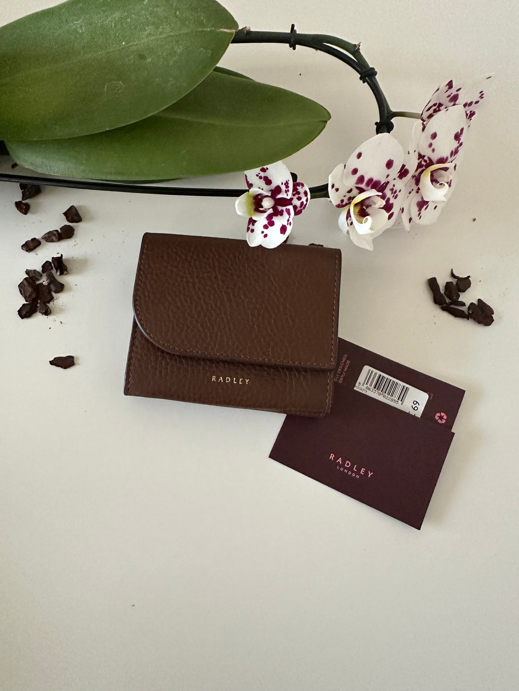 Radley Pockets Brown Small Trifold Purse