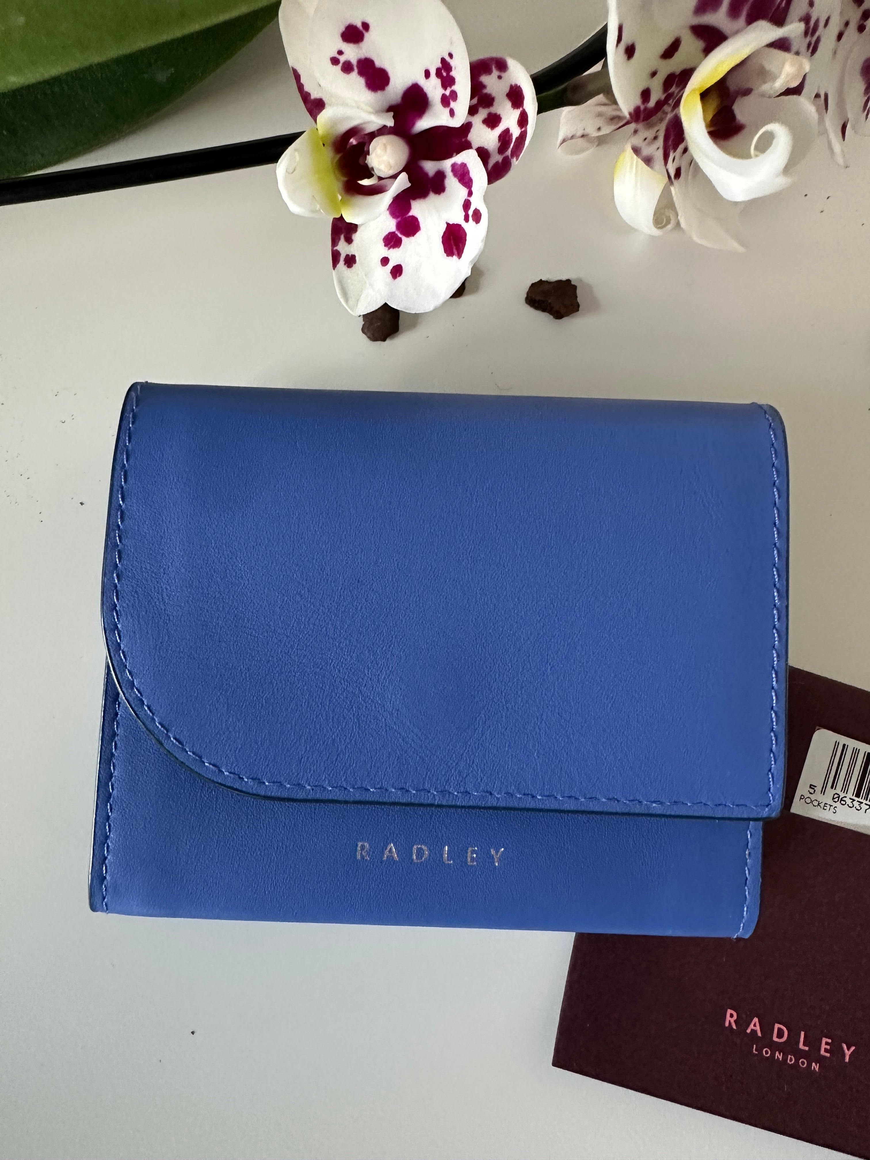 Radley Pockets Small Trifold Blue