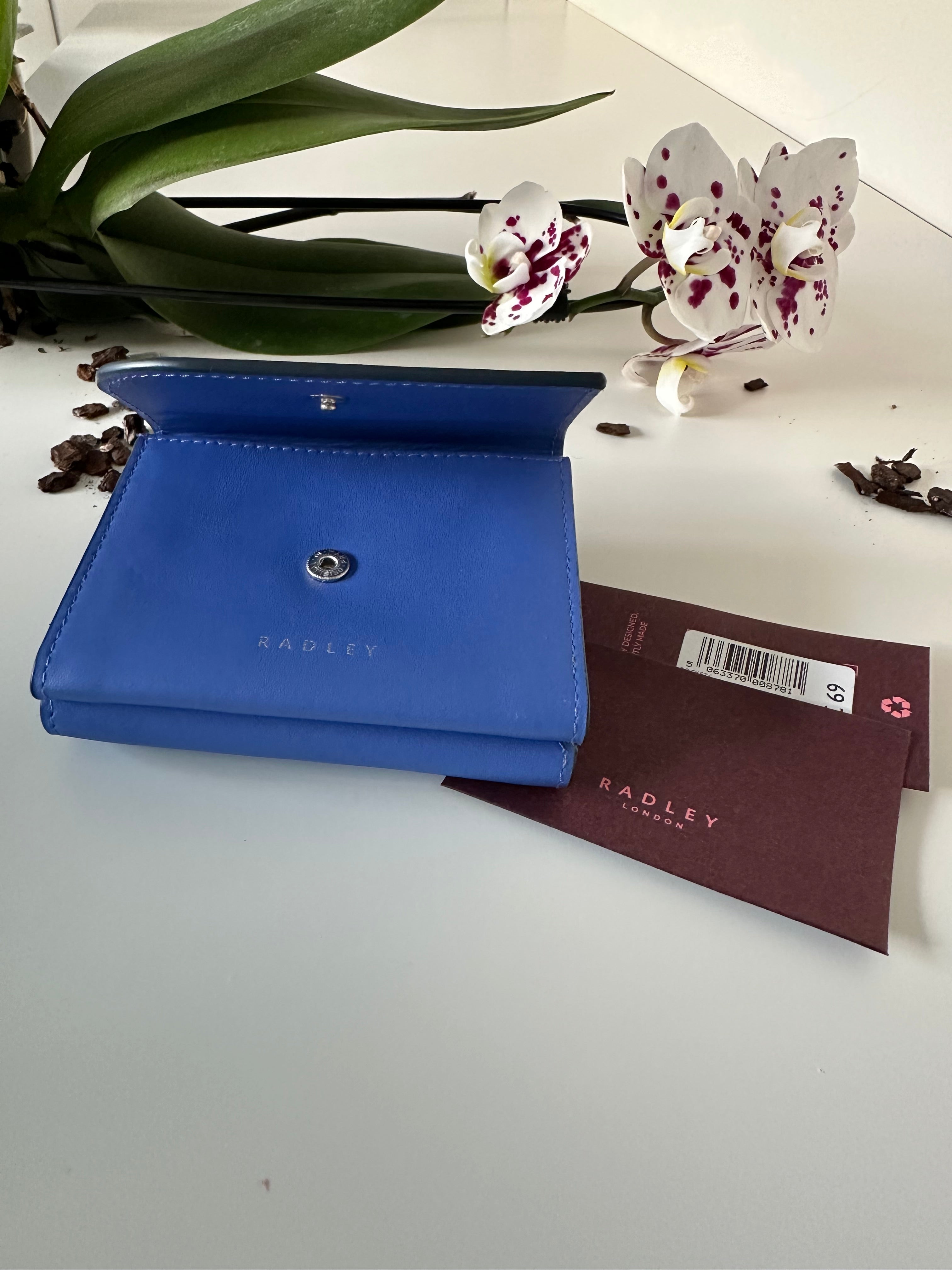 Radley Pockets Small Trifold Blue
