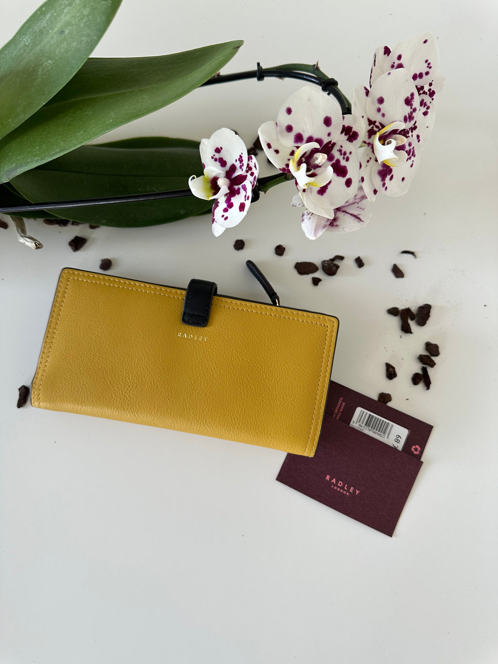 Radley Willis Street Large Leather Black&Mustard