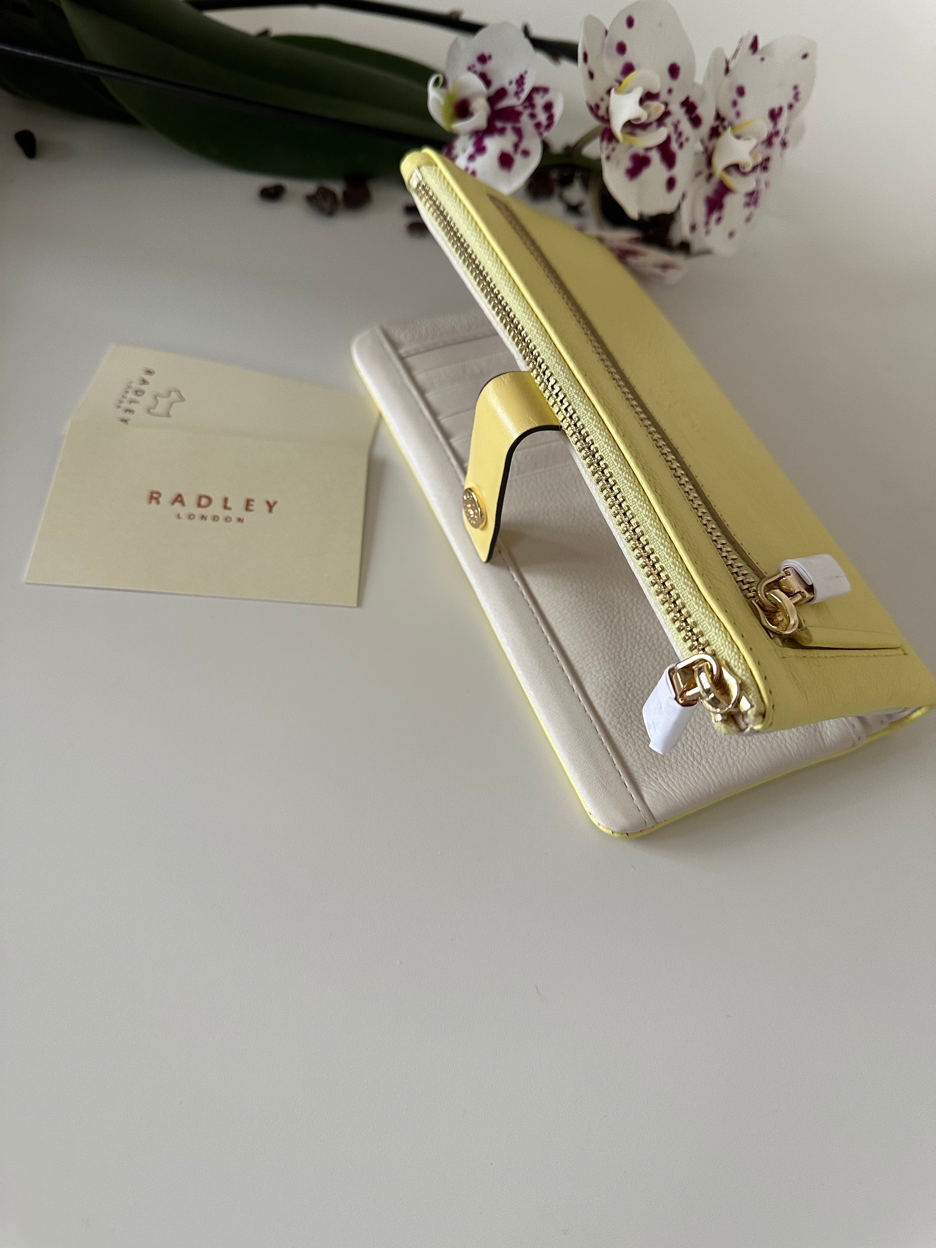 Radley Larkswood Large Lemon Leather