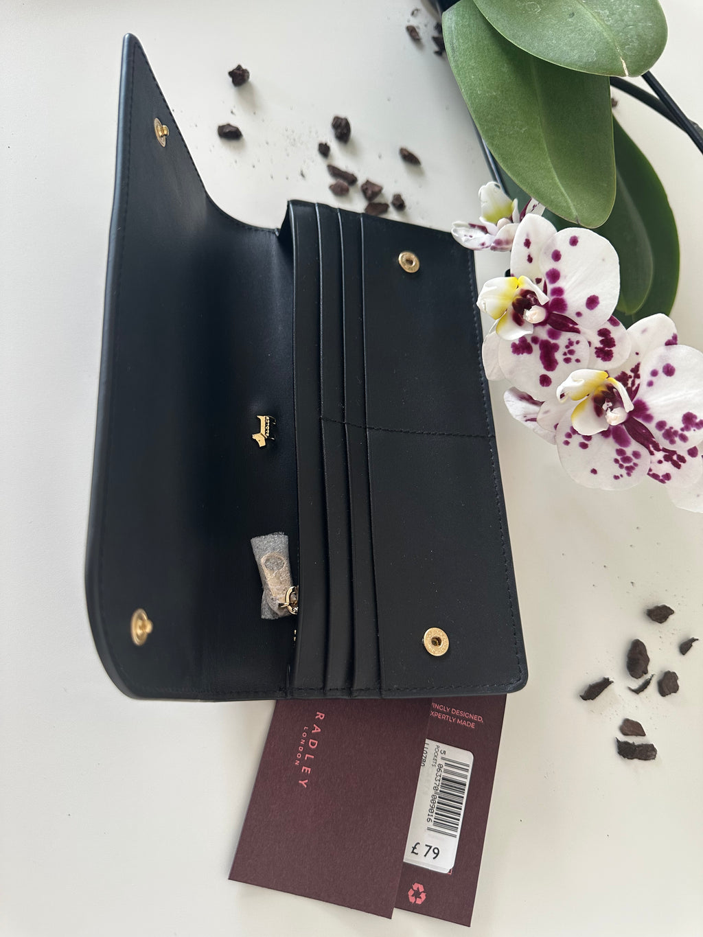 Radley Pockets Purse Large Black Leather