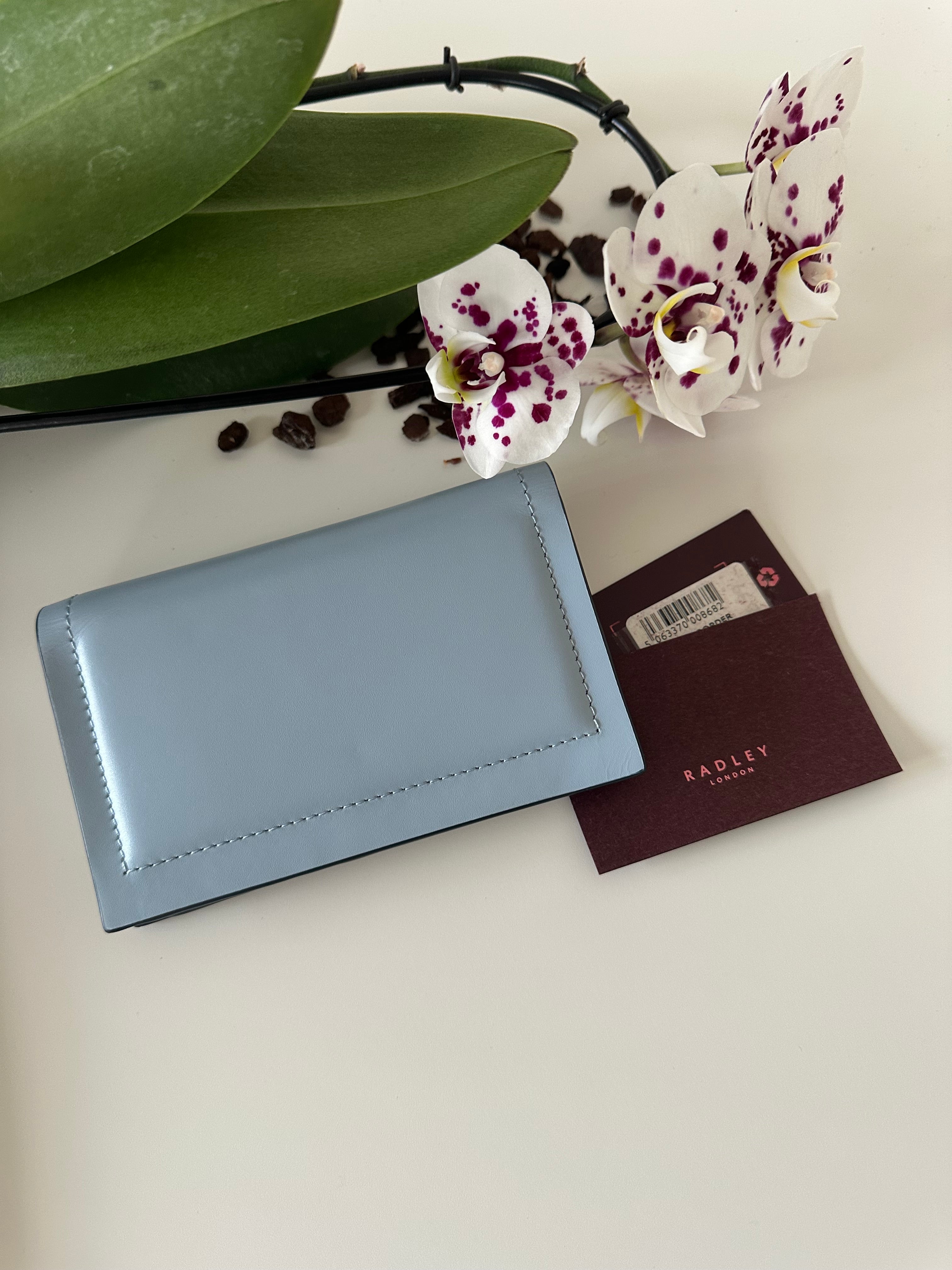 Radley Heritage Birder Medium Smoke Blue Leather