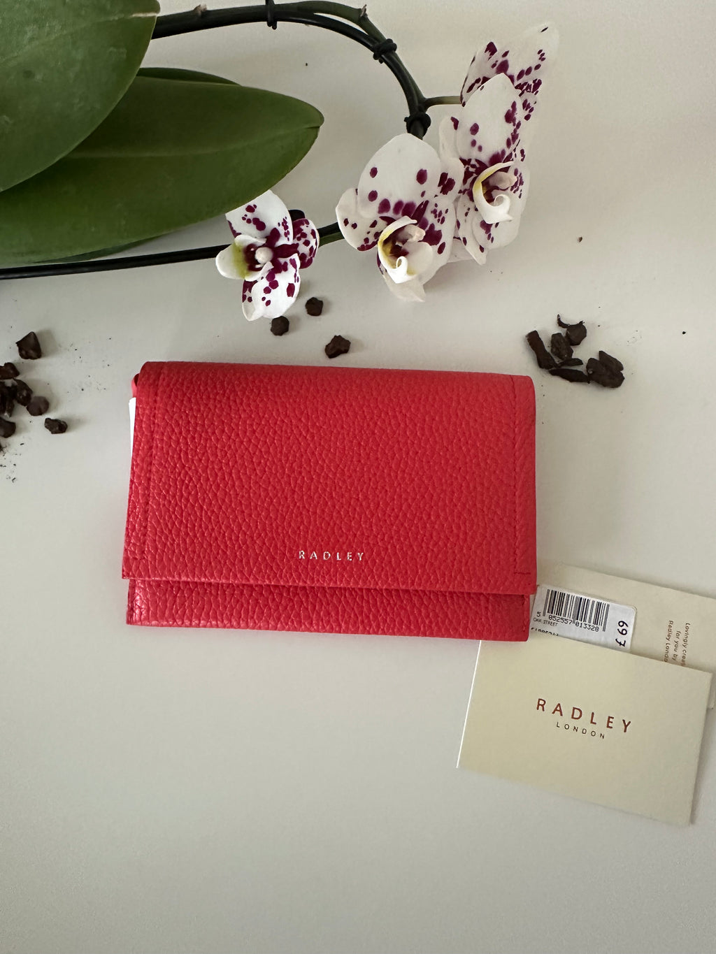 Radley Oak Street Medium Leather Red/pink