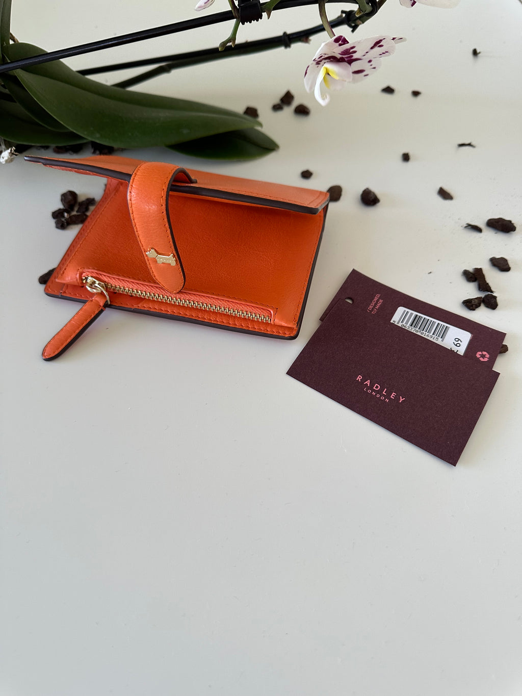 Radley Willis Street Medium Leather Orange