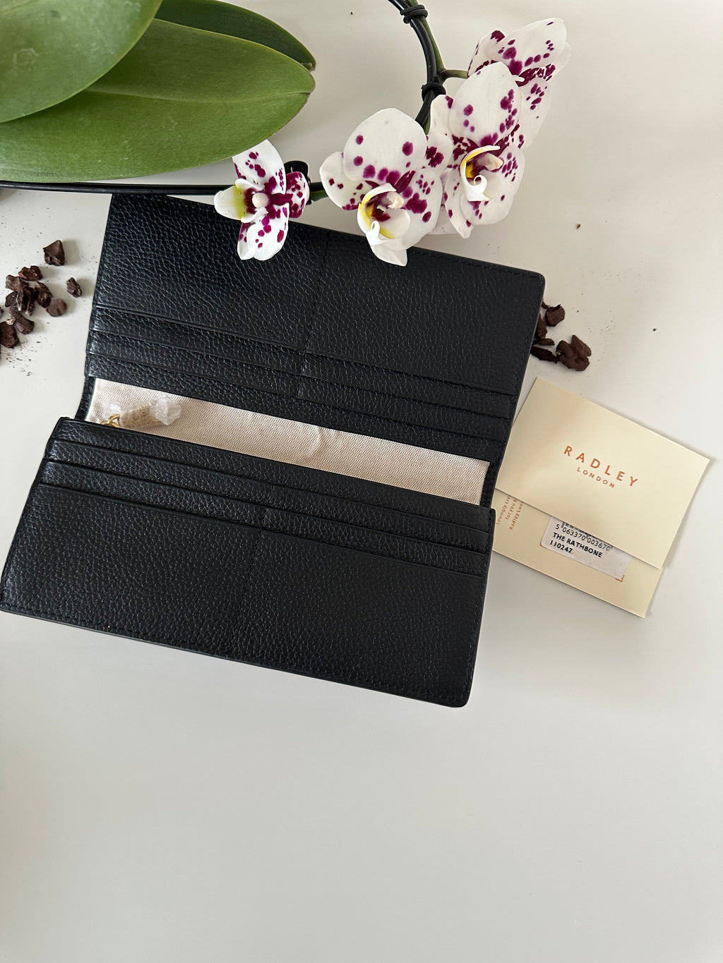 Radley The Rathbone Bifold Matinee Purse black Large
