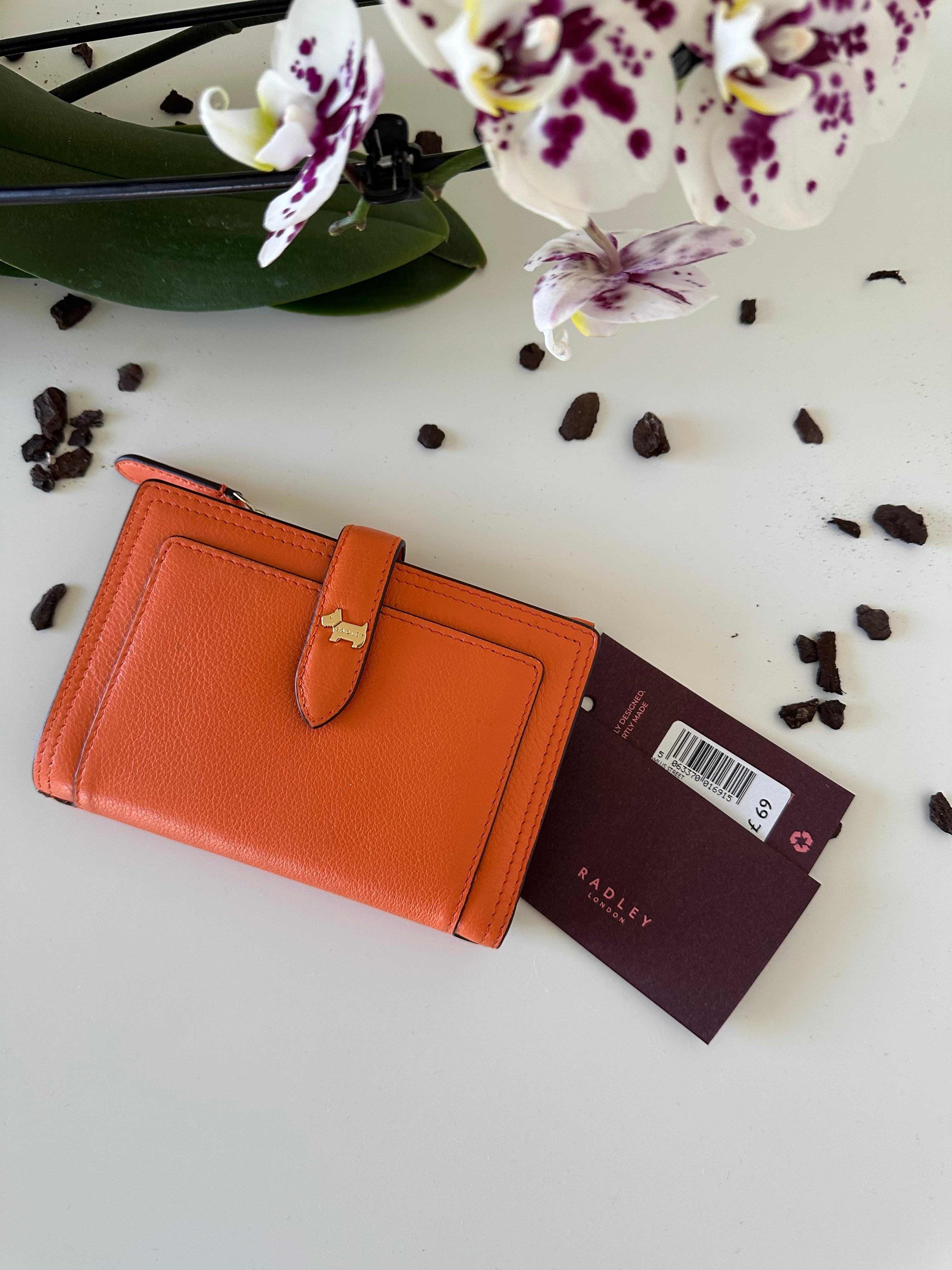Radley Willis Street Medium Leather Orange
