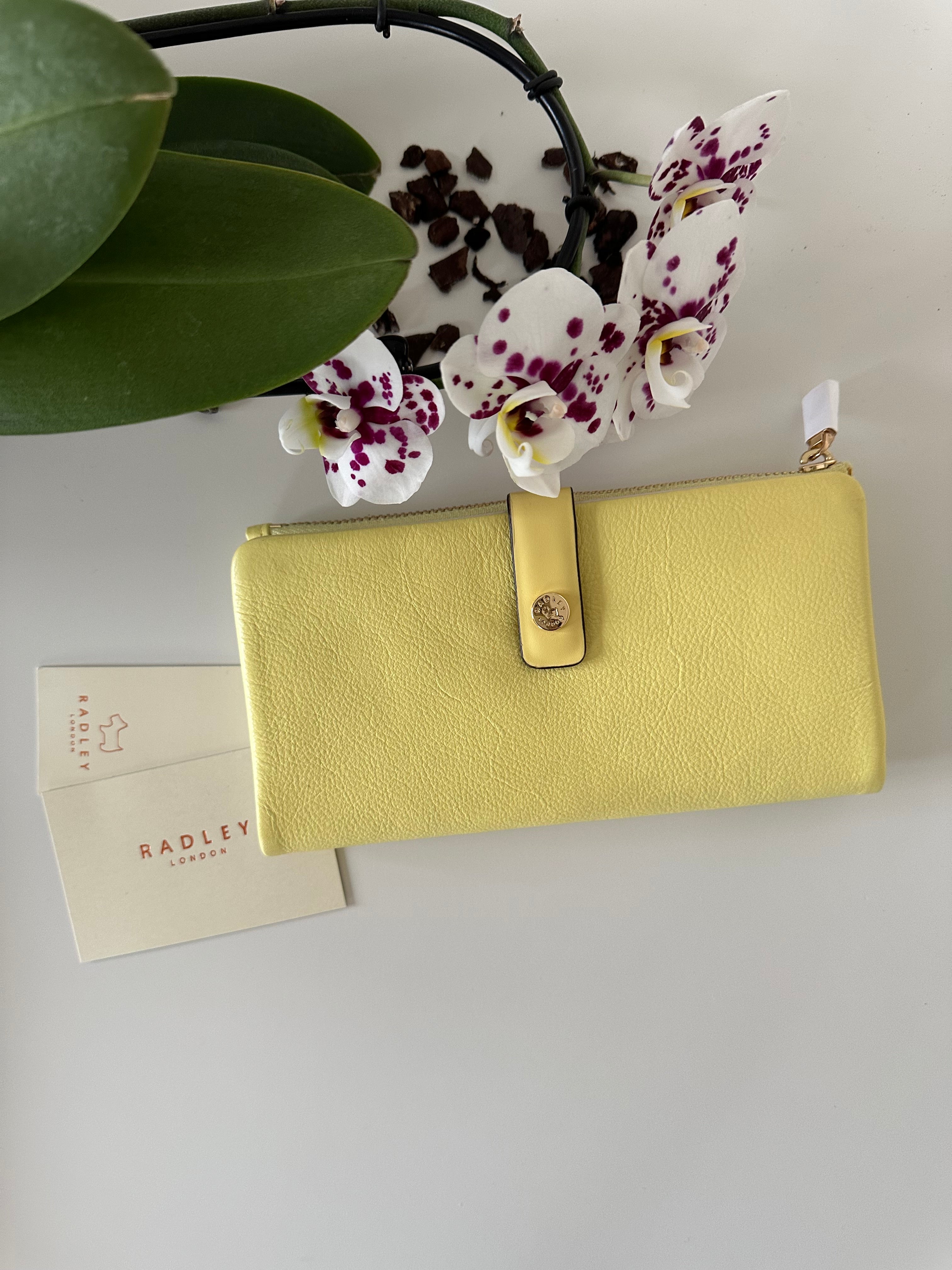 Radley Larkswood Large Lemon Leather