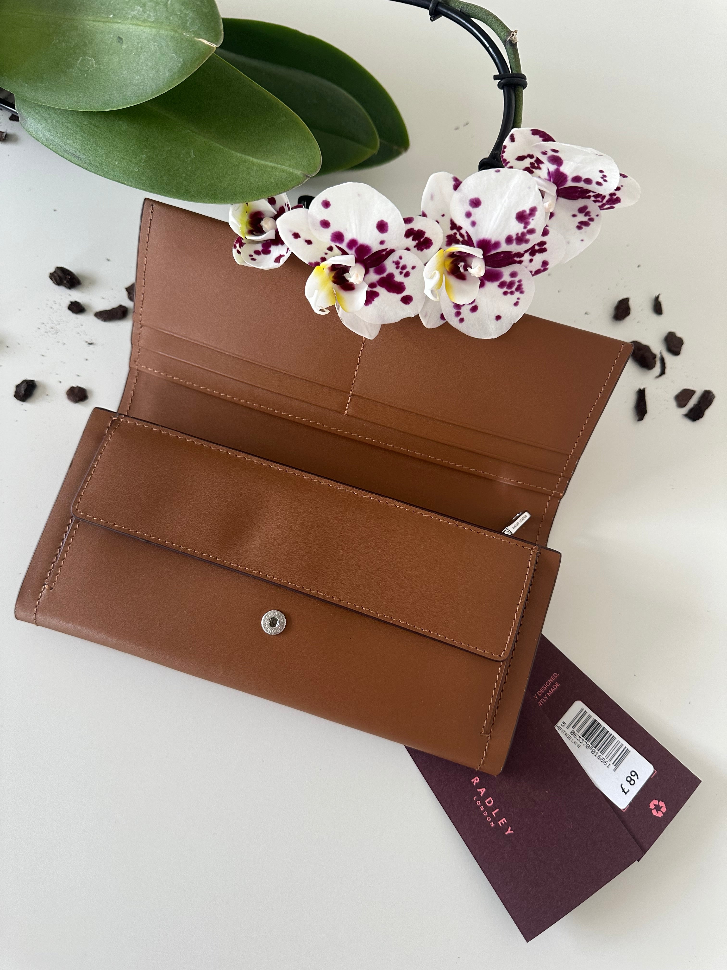 Radley Heritage Lane Large Toffee Leather