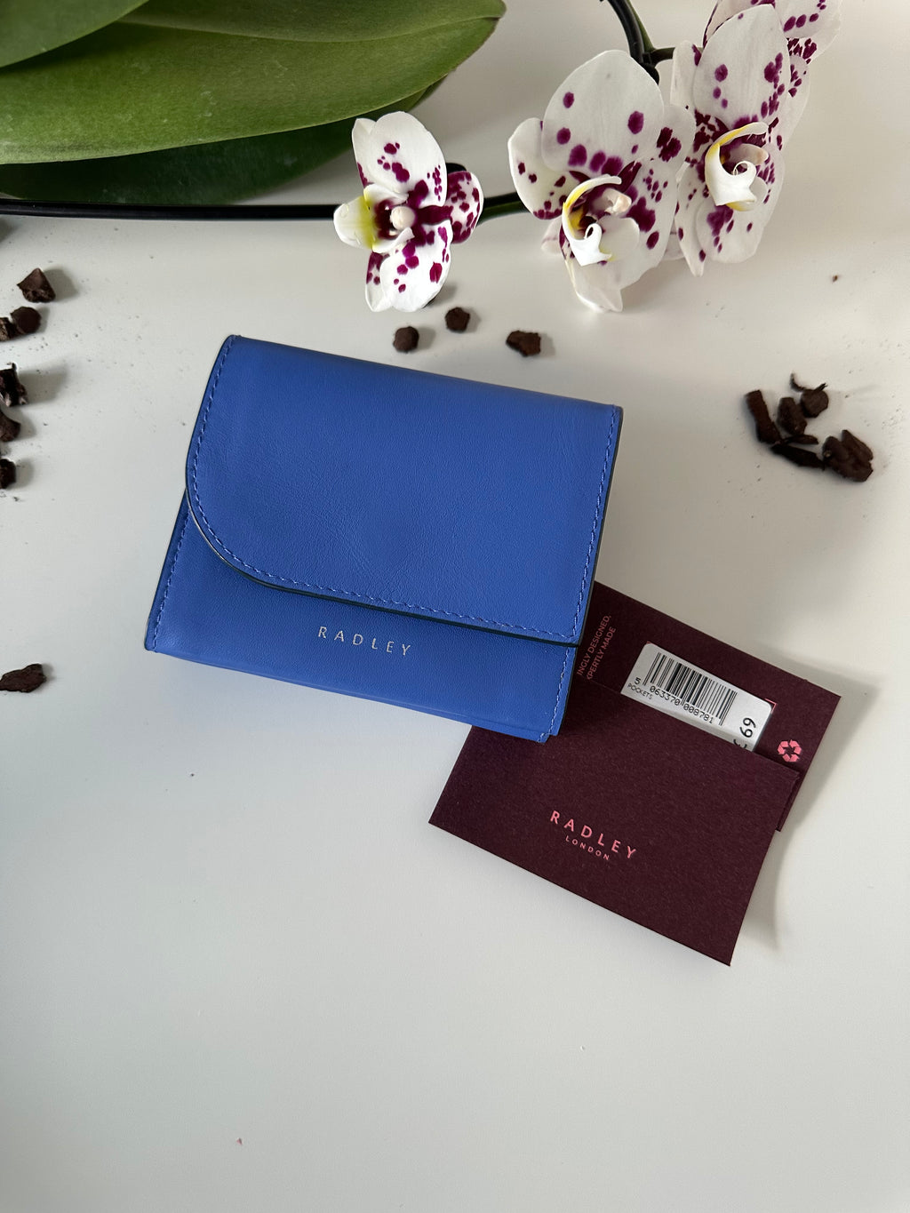 Radley Pockets Small Trifold Blue
