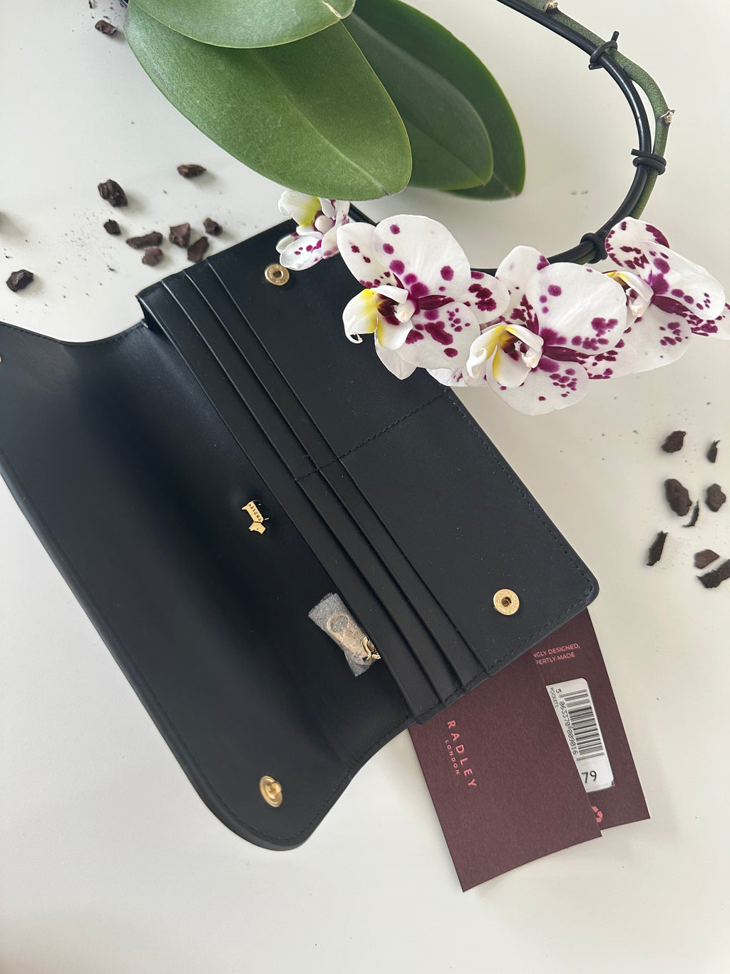 Radley Pockets Purse Large Black Leather