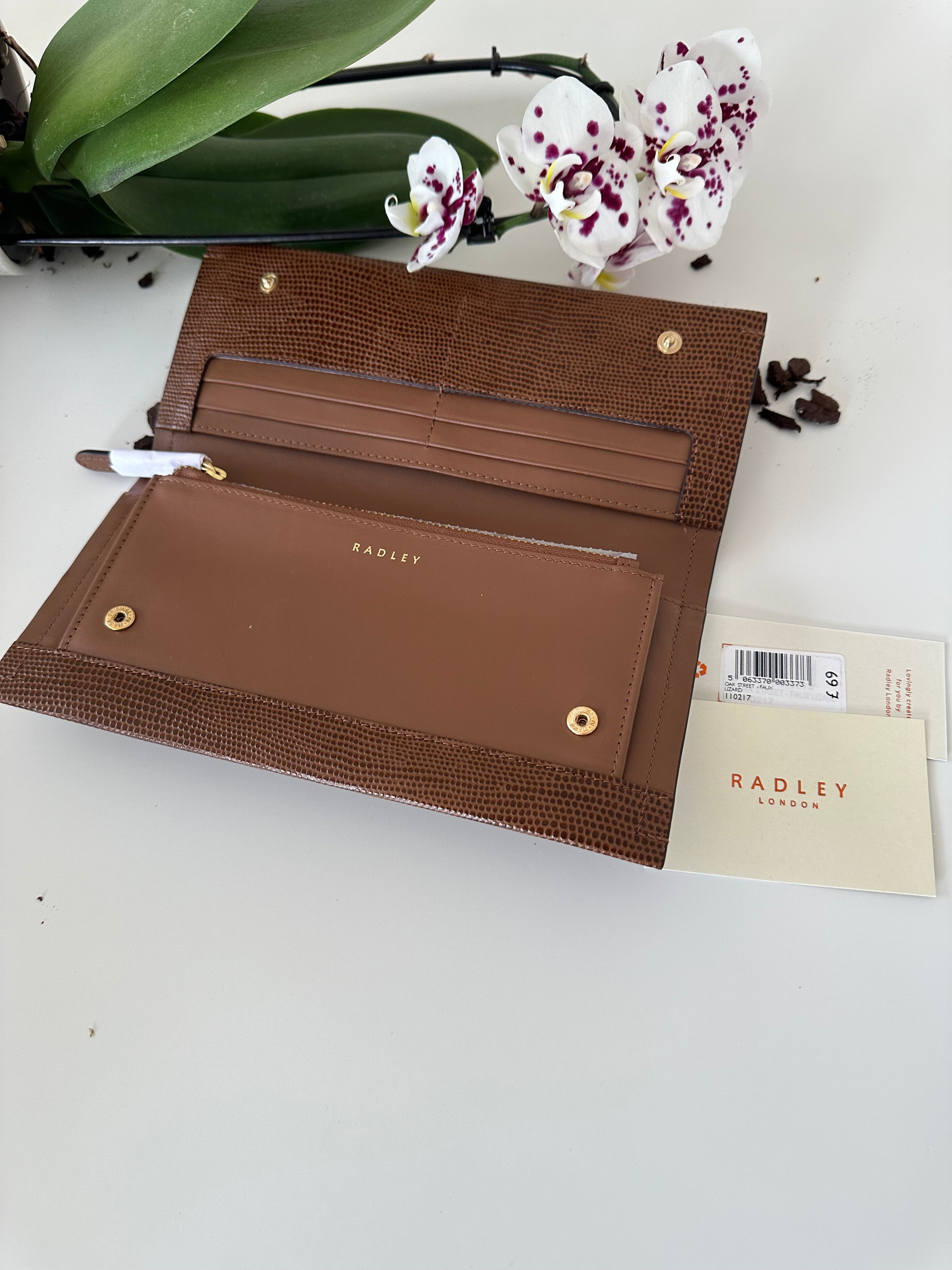 Radley Oak Street Faux Lizard Large Flapover