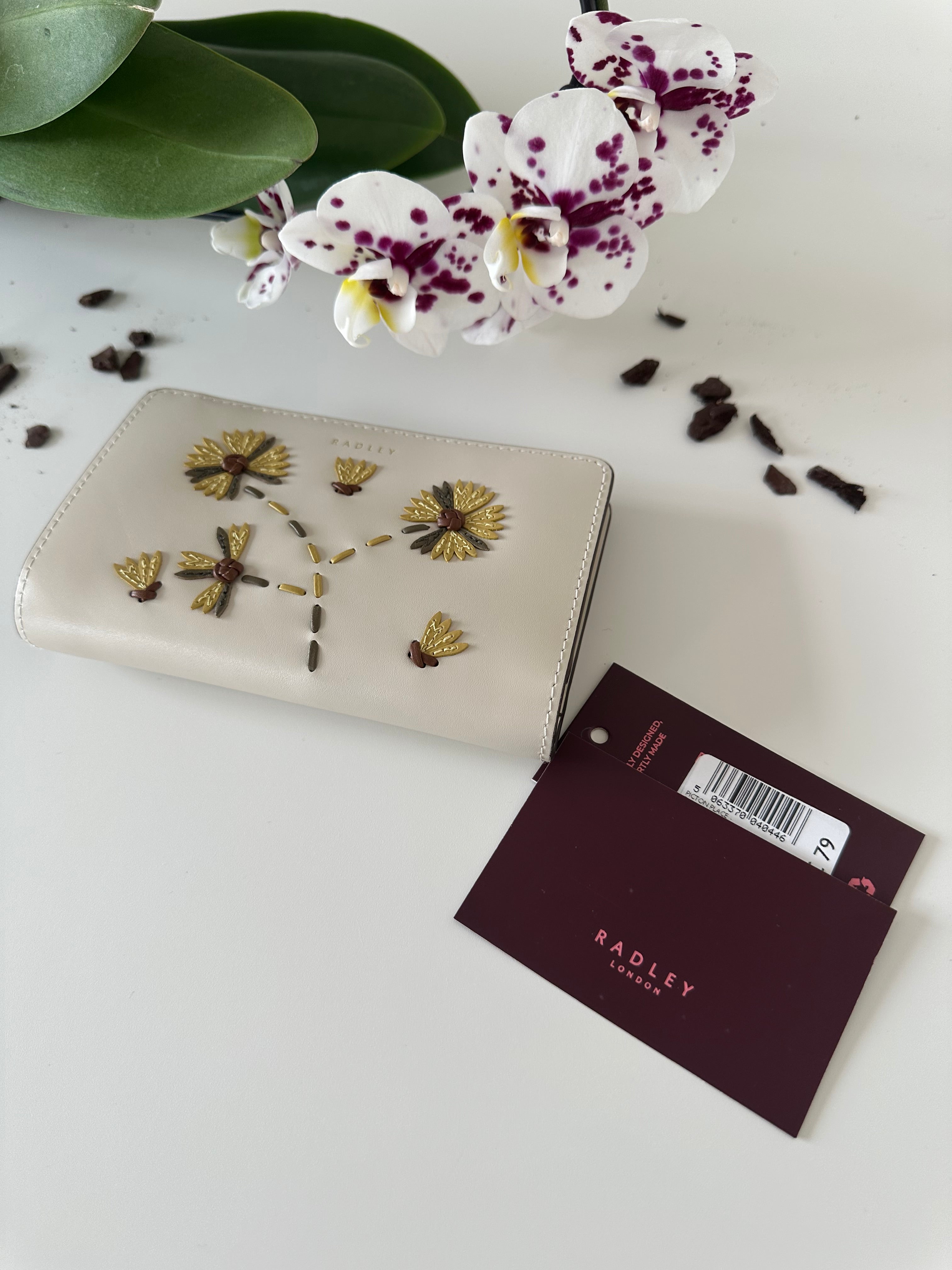 Radley Picton Places Floral Medium Leather