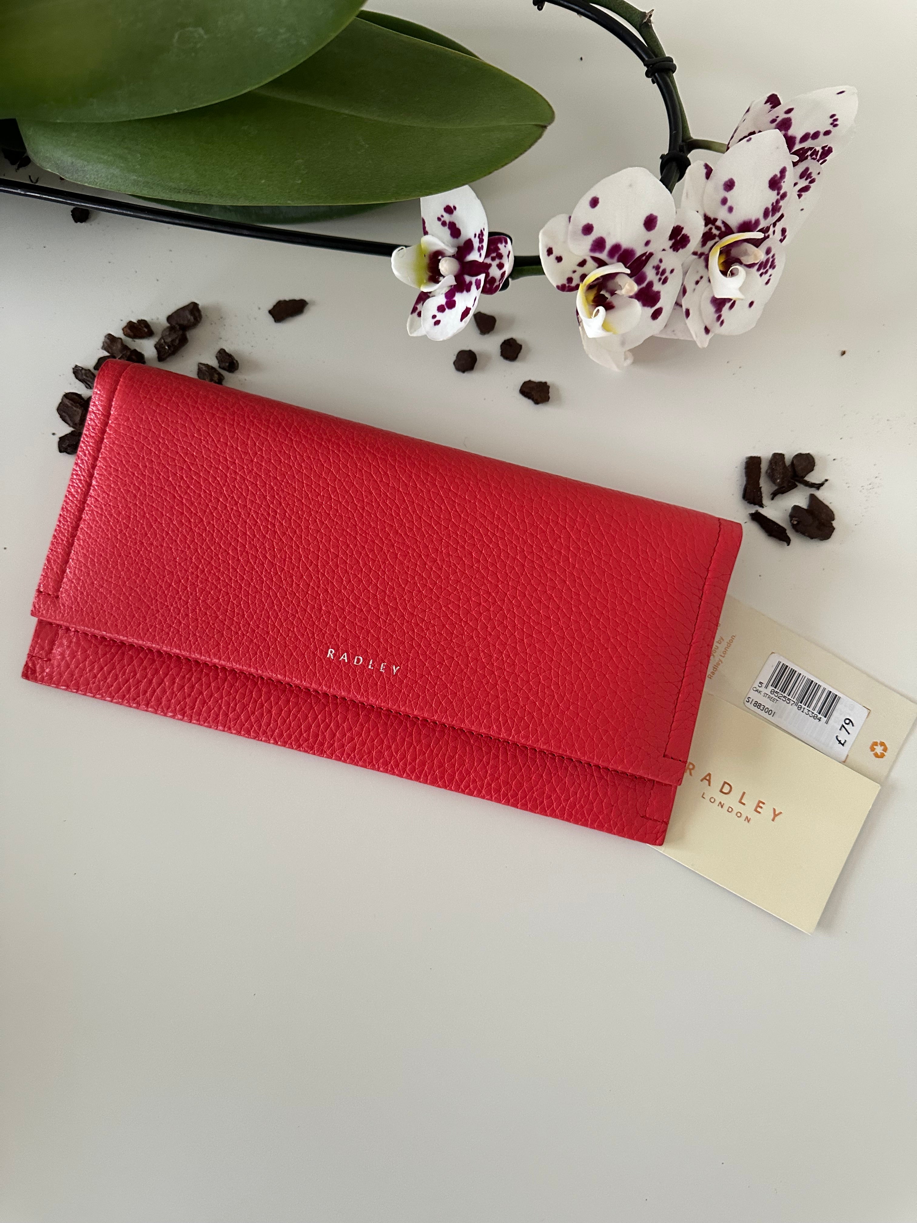 Radley Oak Street Large Flapover Red/pink