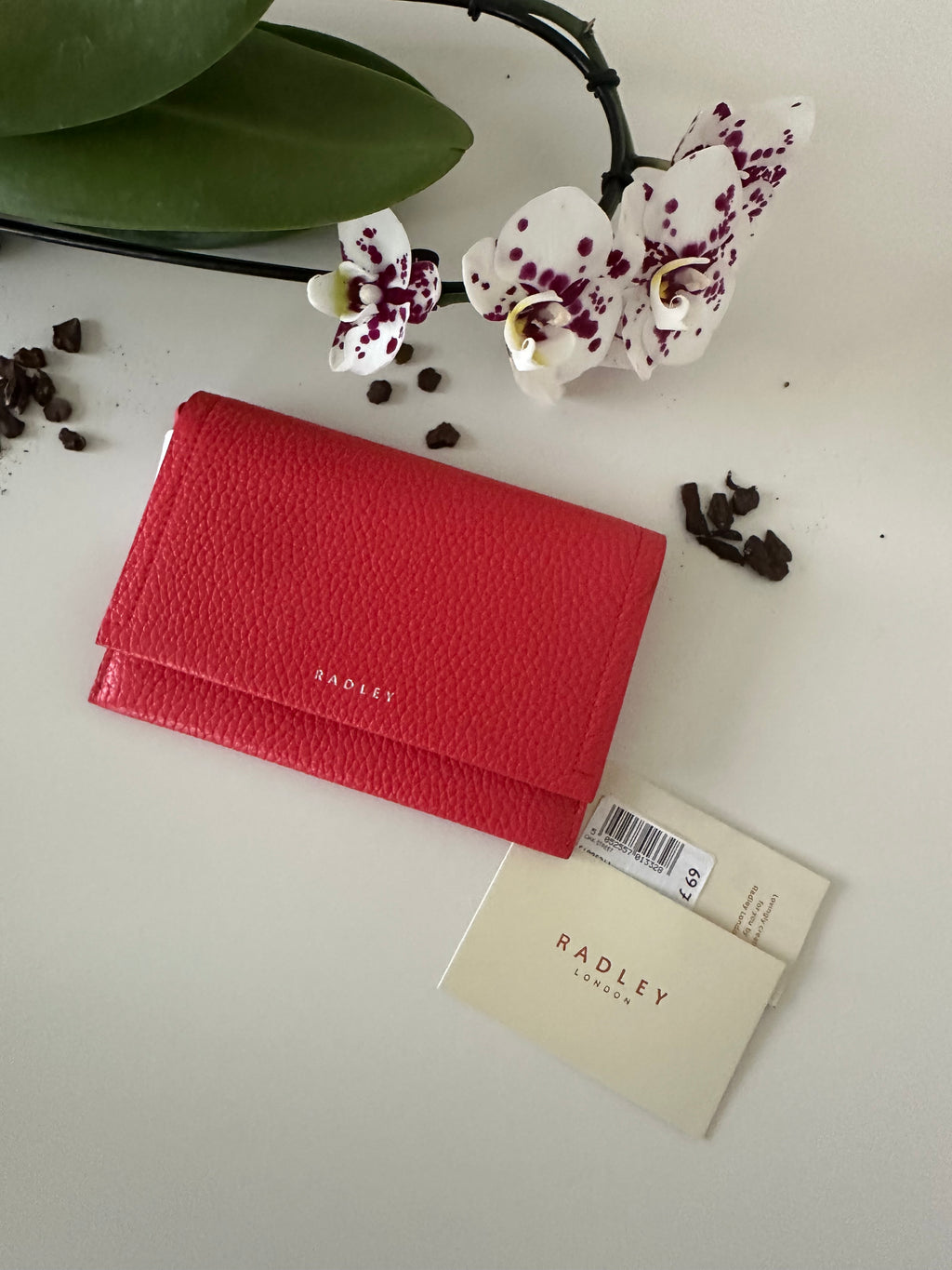Radley Oak Street Medium Leather Red/pink