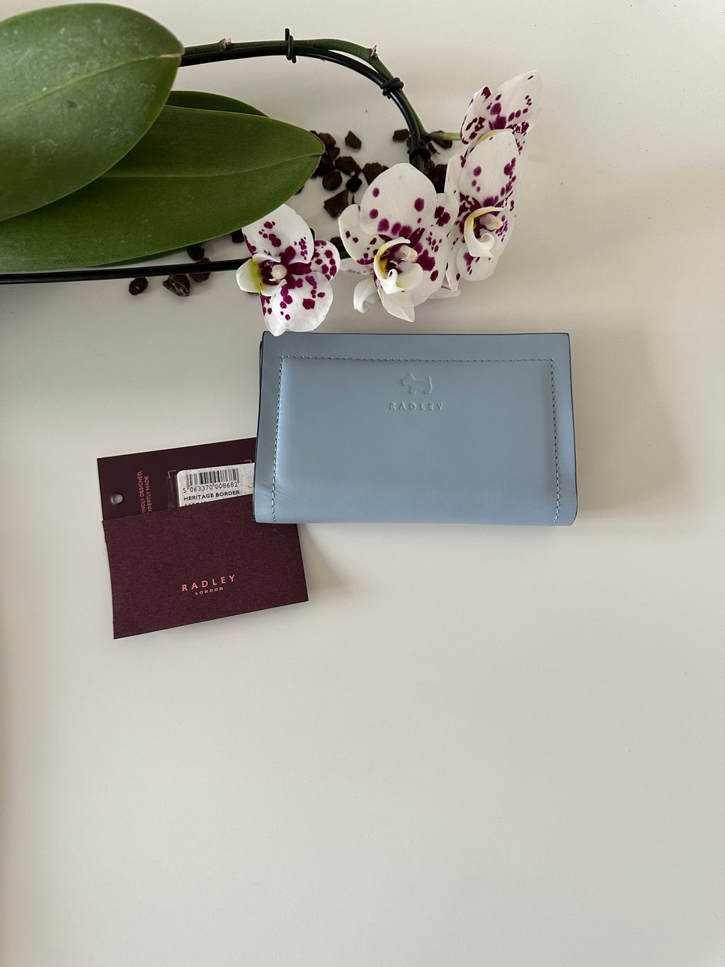 Radley Heritage Birder Medium Smoke Blue Leather