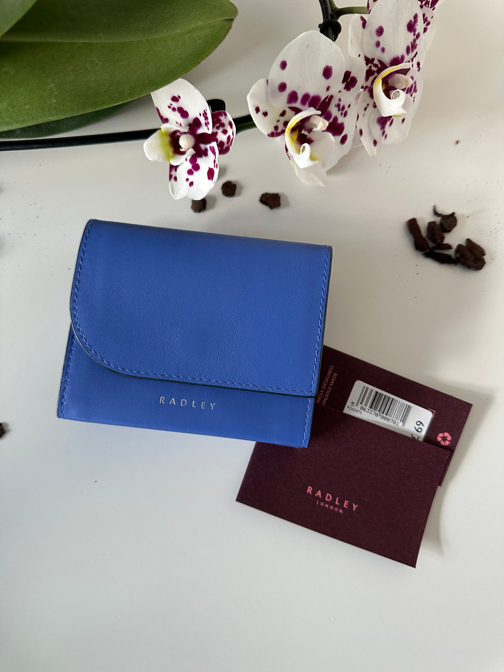 Radley Pockets Small Trifold Blue