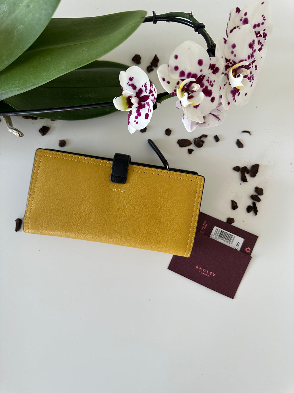 Radley Willis Street Large Leather Black&Mustard