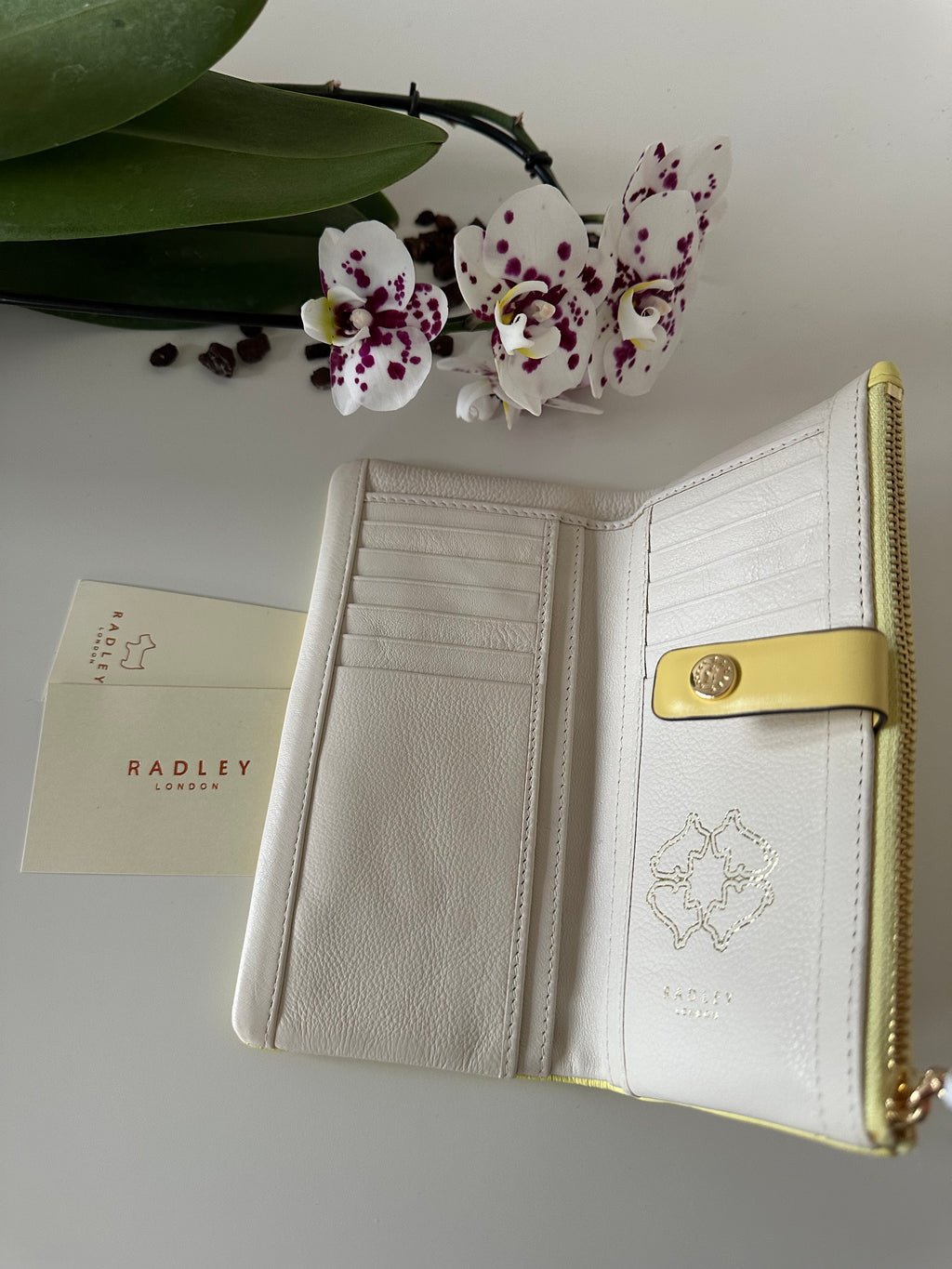 Radley Larkswood Large Lemon Leather