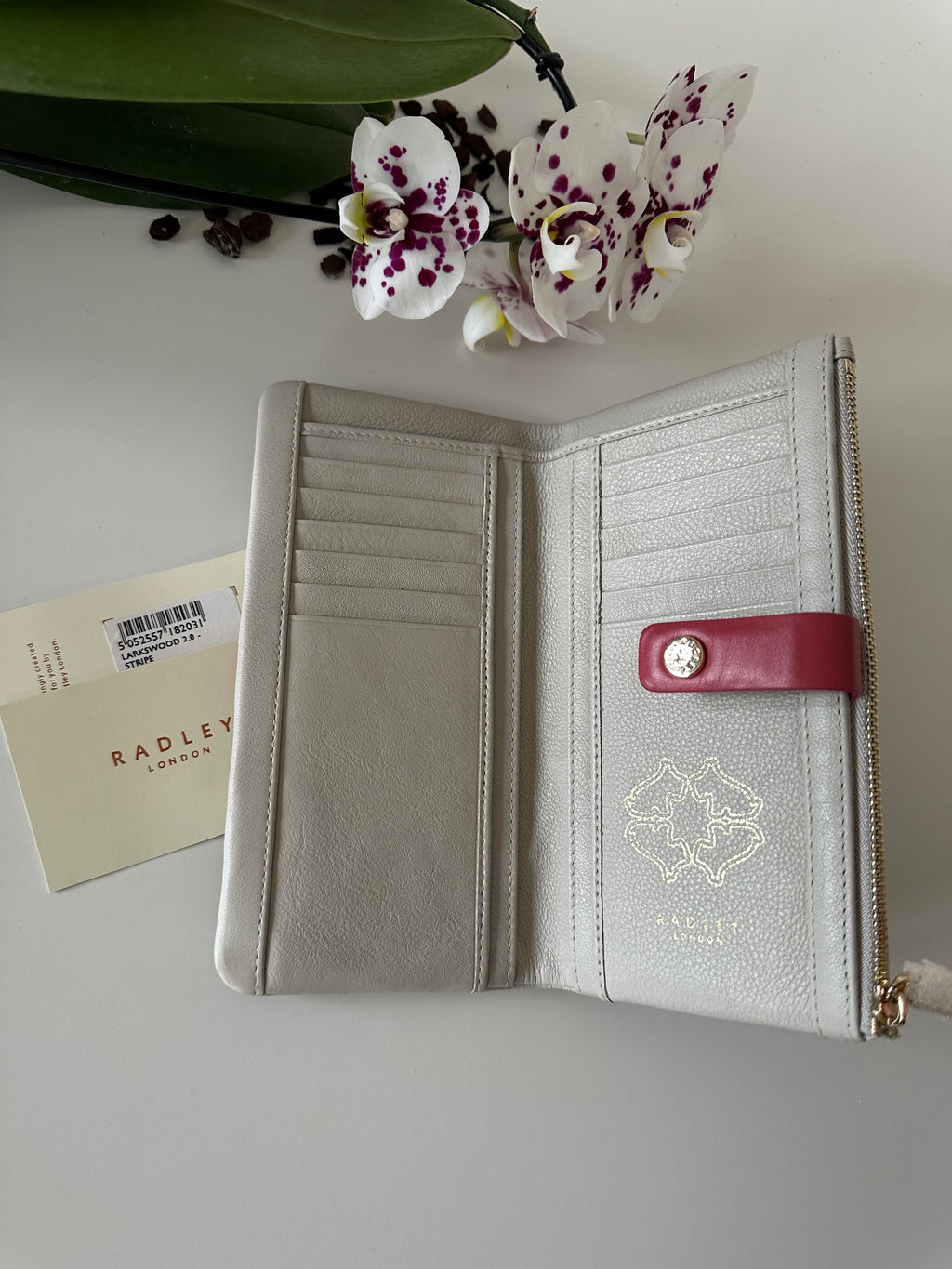 Radley Larkswood Stripe Large Leather