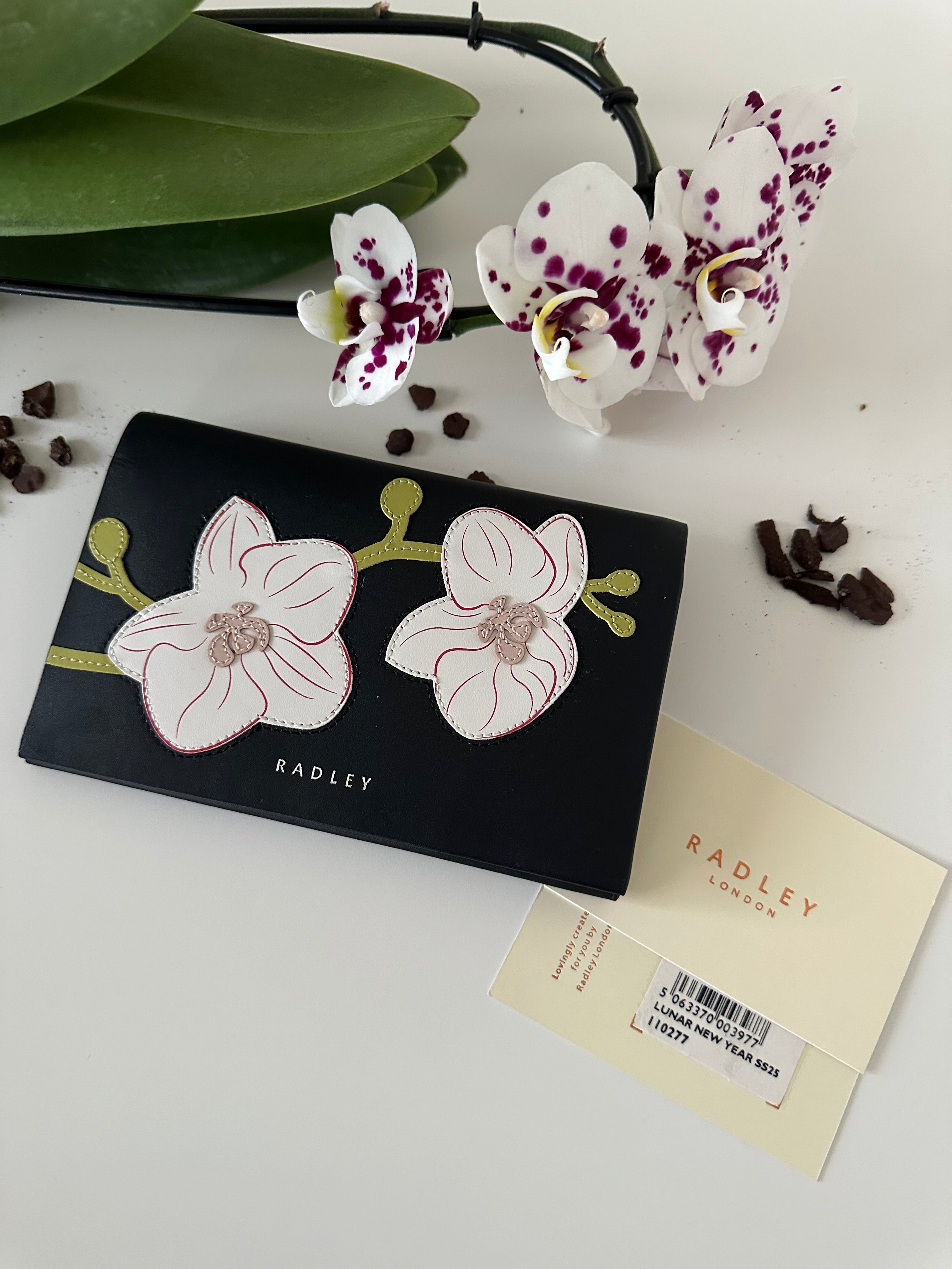 Radley Lunar New Year 2025 Flapover  Black Purse Medium