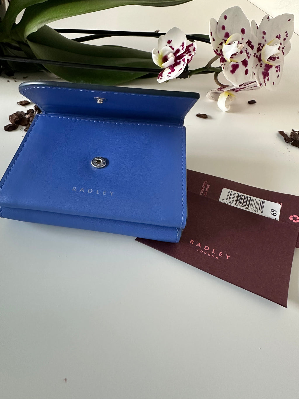 Radley Pockets Small Trifold Blue