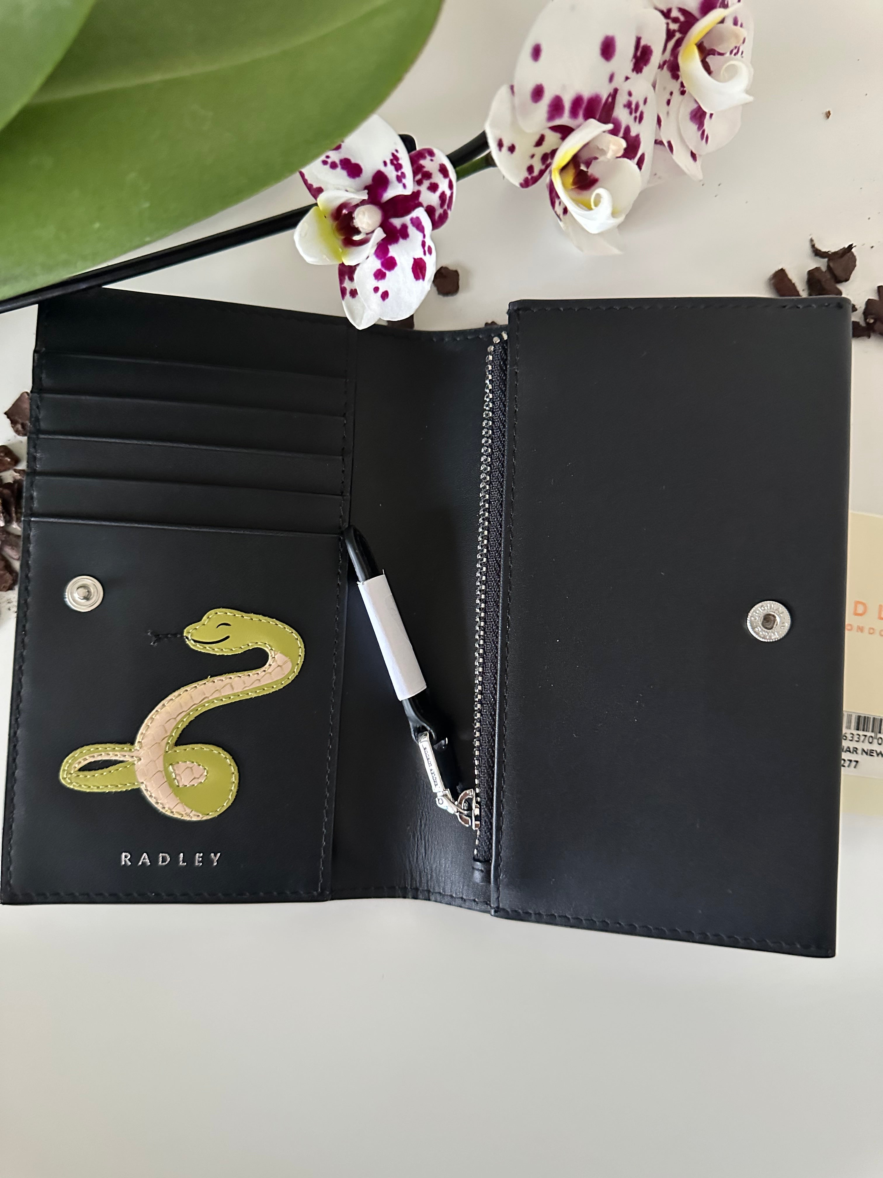 Radley Lunar New Year 2025 Flapover  Black Purse Medium