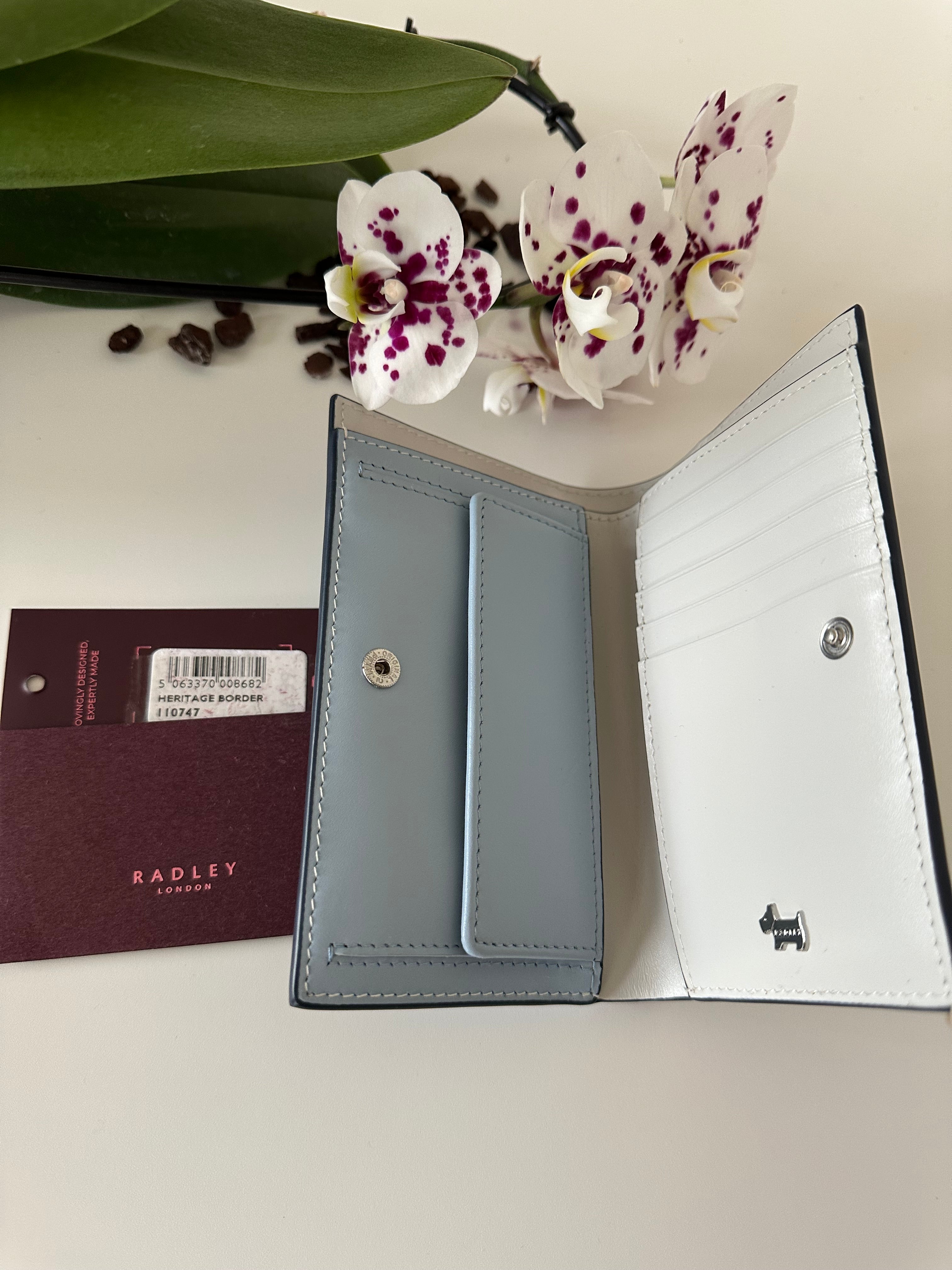 Radley Heritage Birder Medium Smoke Blue Leather
