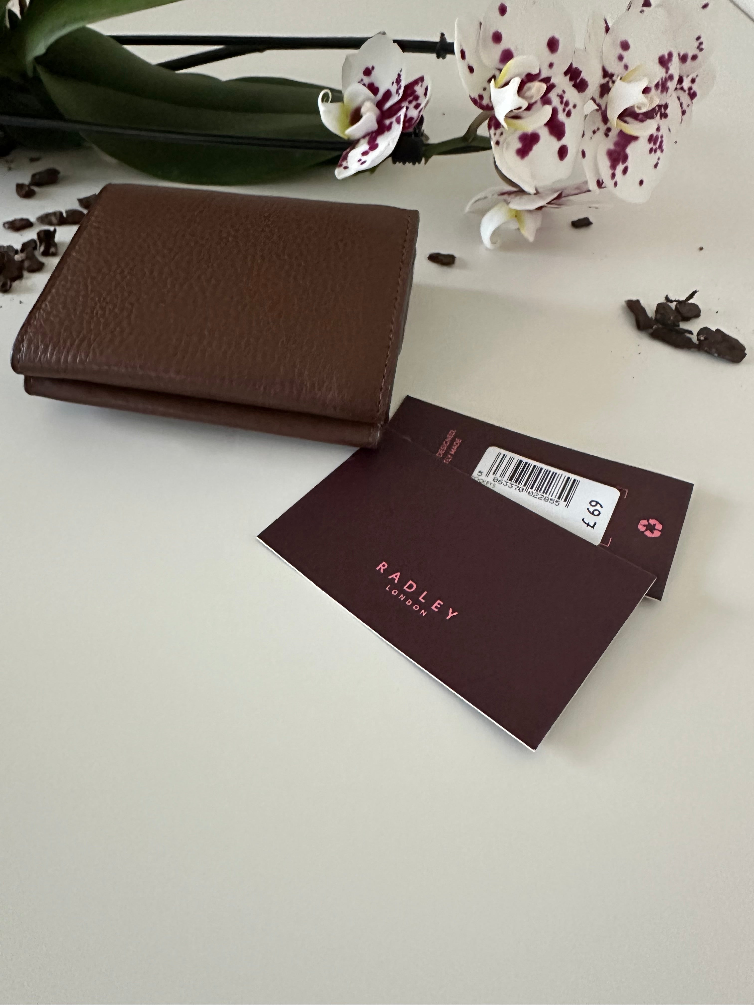Radley Pockets Brown Small Trifold Purse
