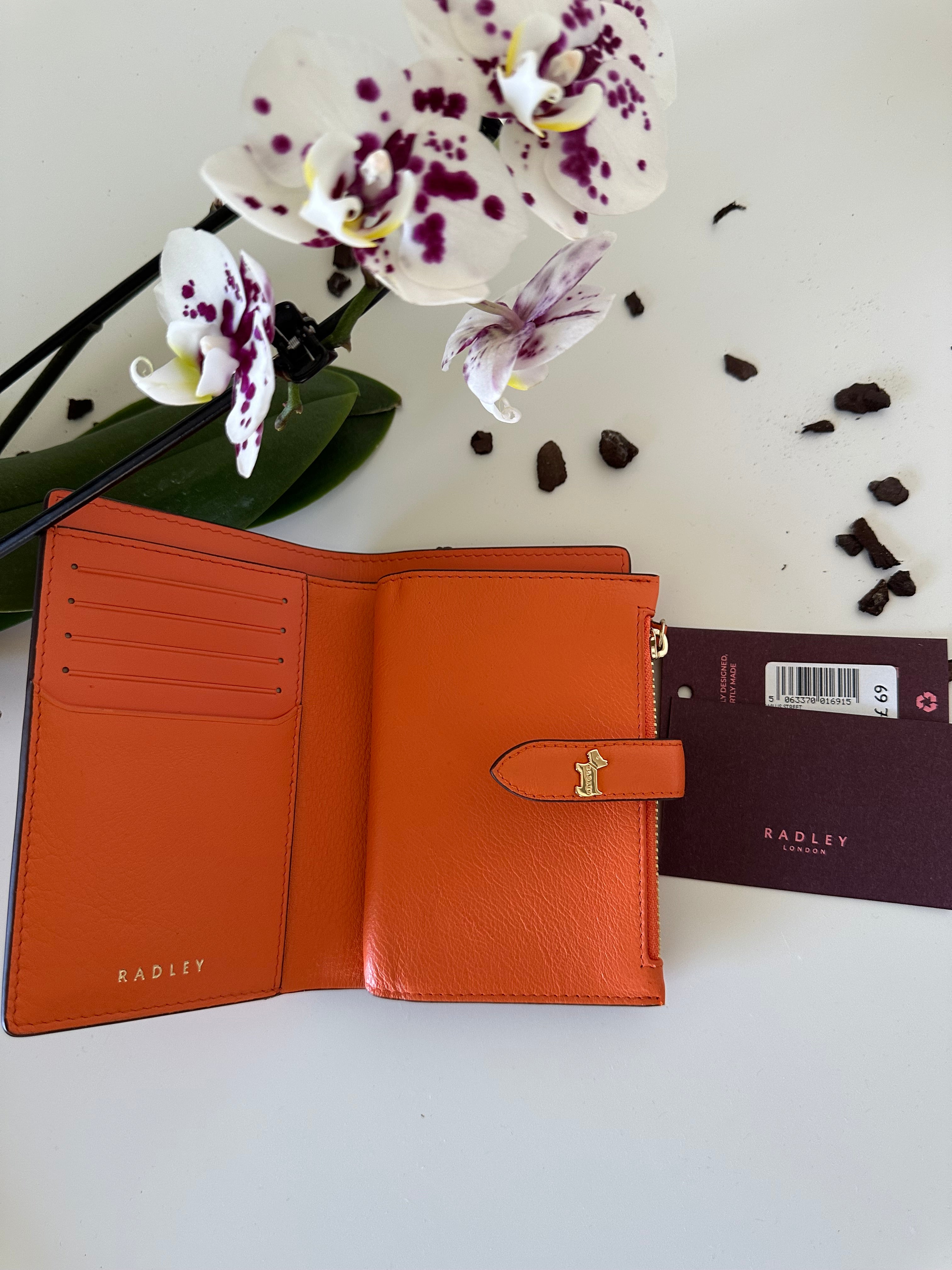 Radley Willis Street Medium Leather Orange