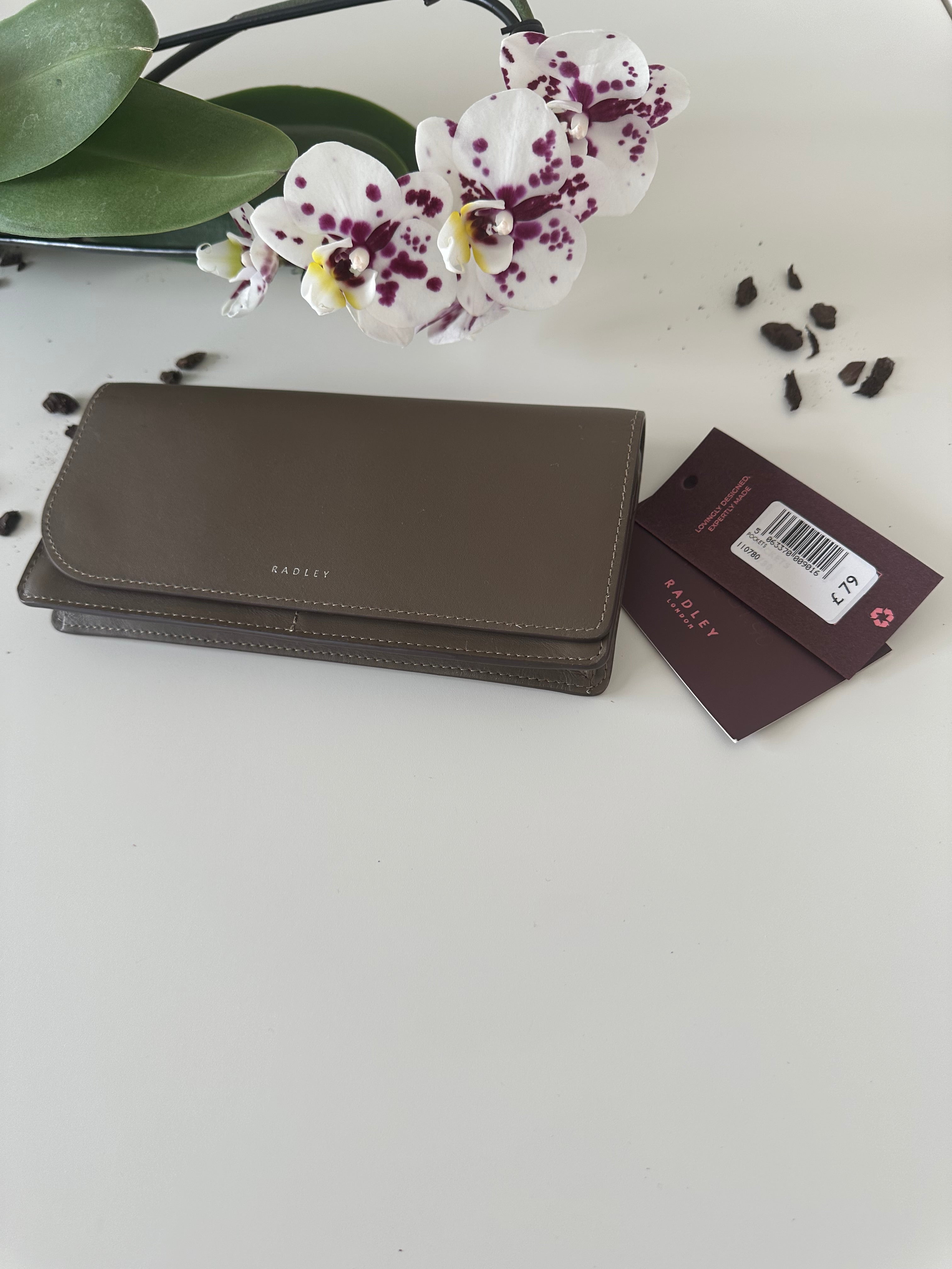 Radley Pockets Large Purse Brown Leather