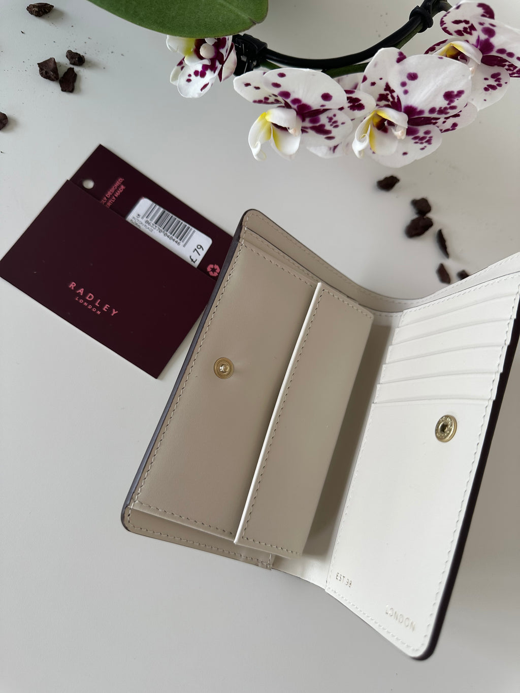 Radley Picton Places Floral Medium Leather