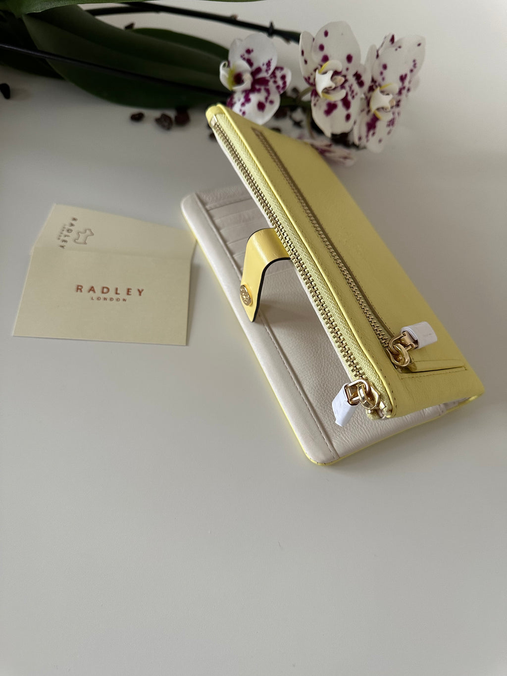 Radley Larkswood Large Lemon Leather