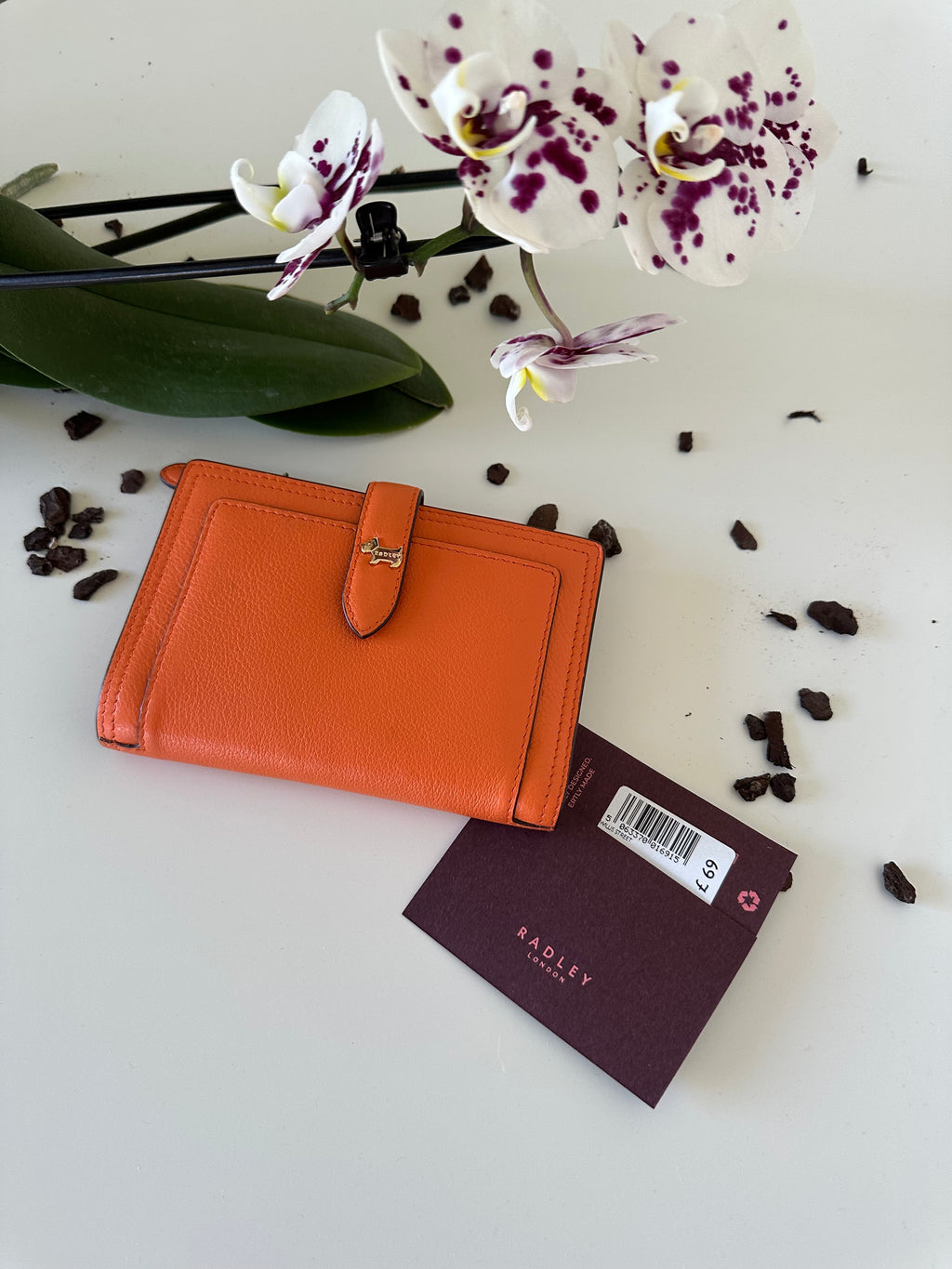 Radley Willis Street Medium Leather Orange