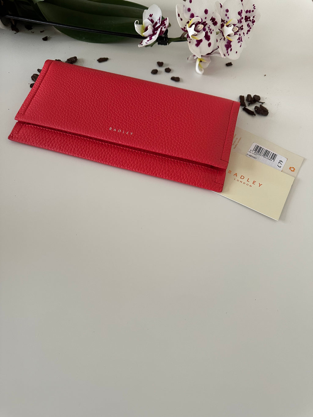 Radley Oak Street Large Flapover Red/pink
