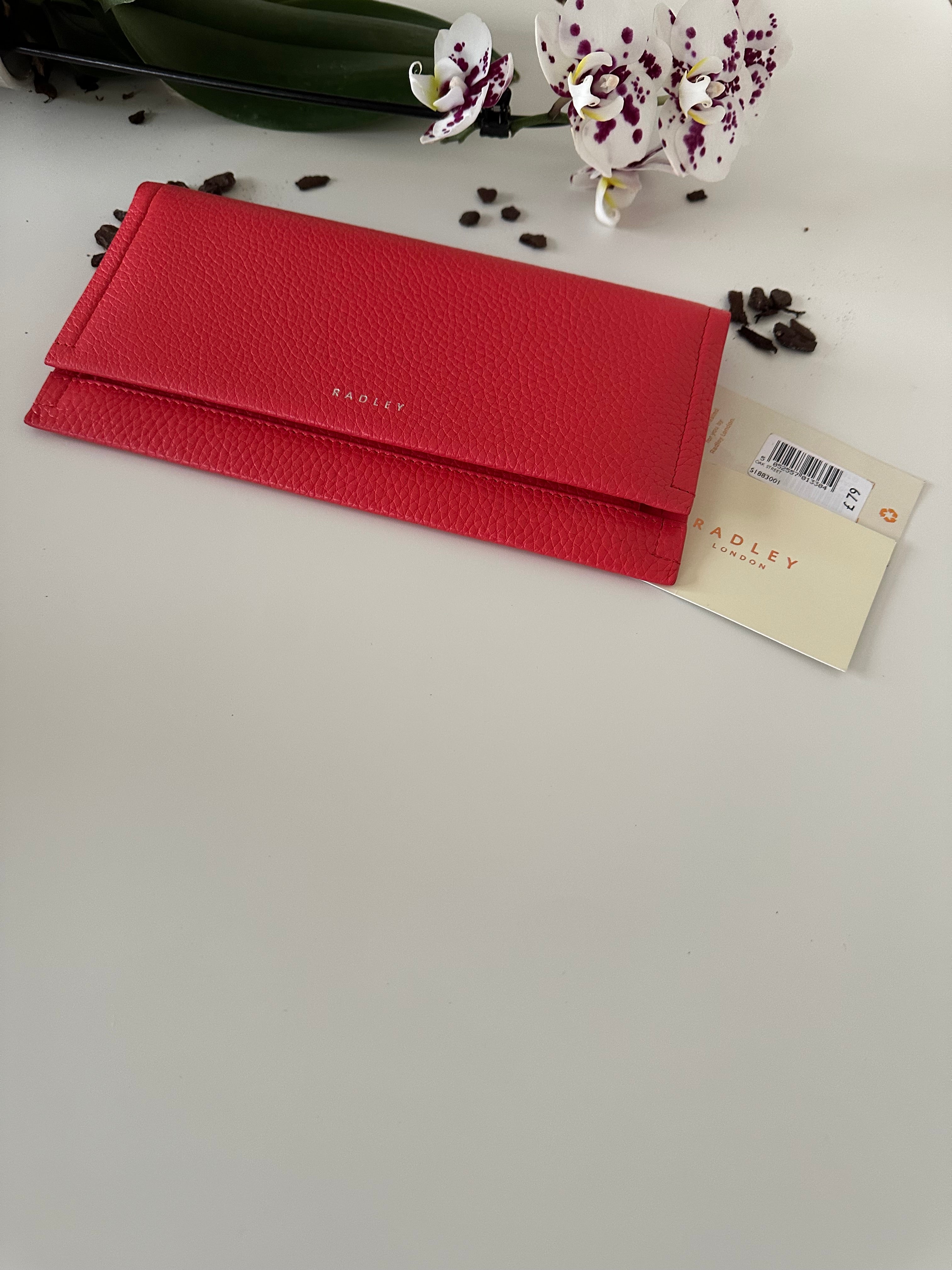 Radley Oak Street Large Flapover Red/pink