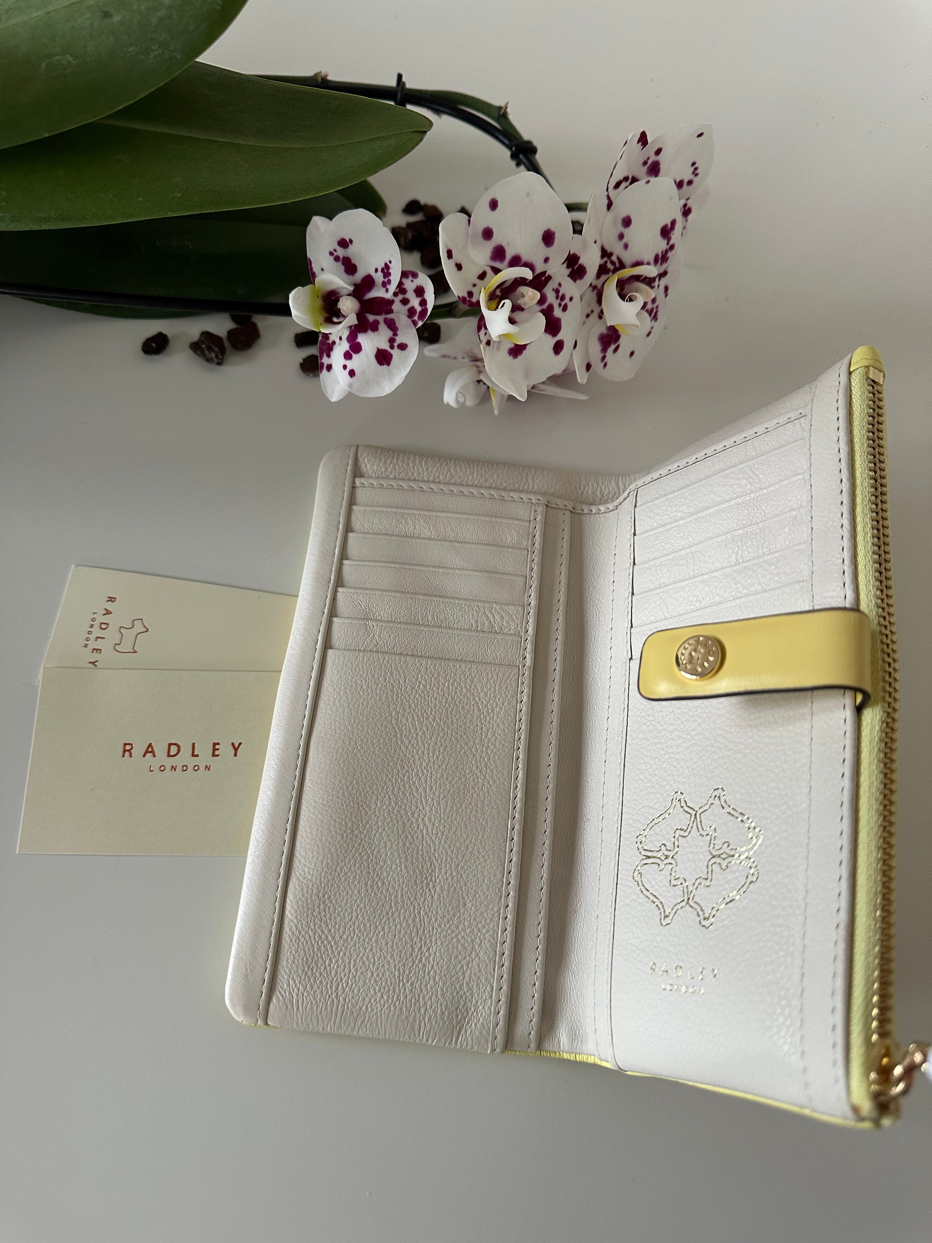 Radley Larkswood Large Lemon Leather