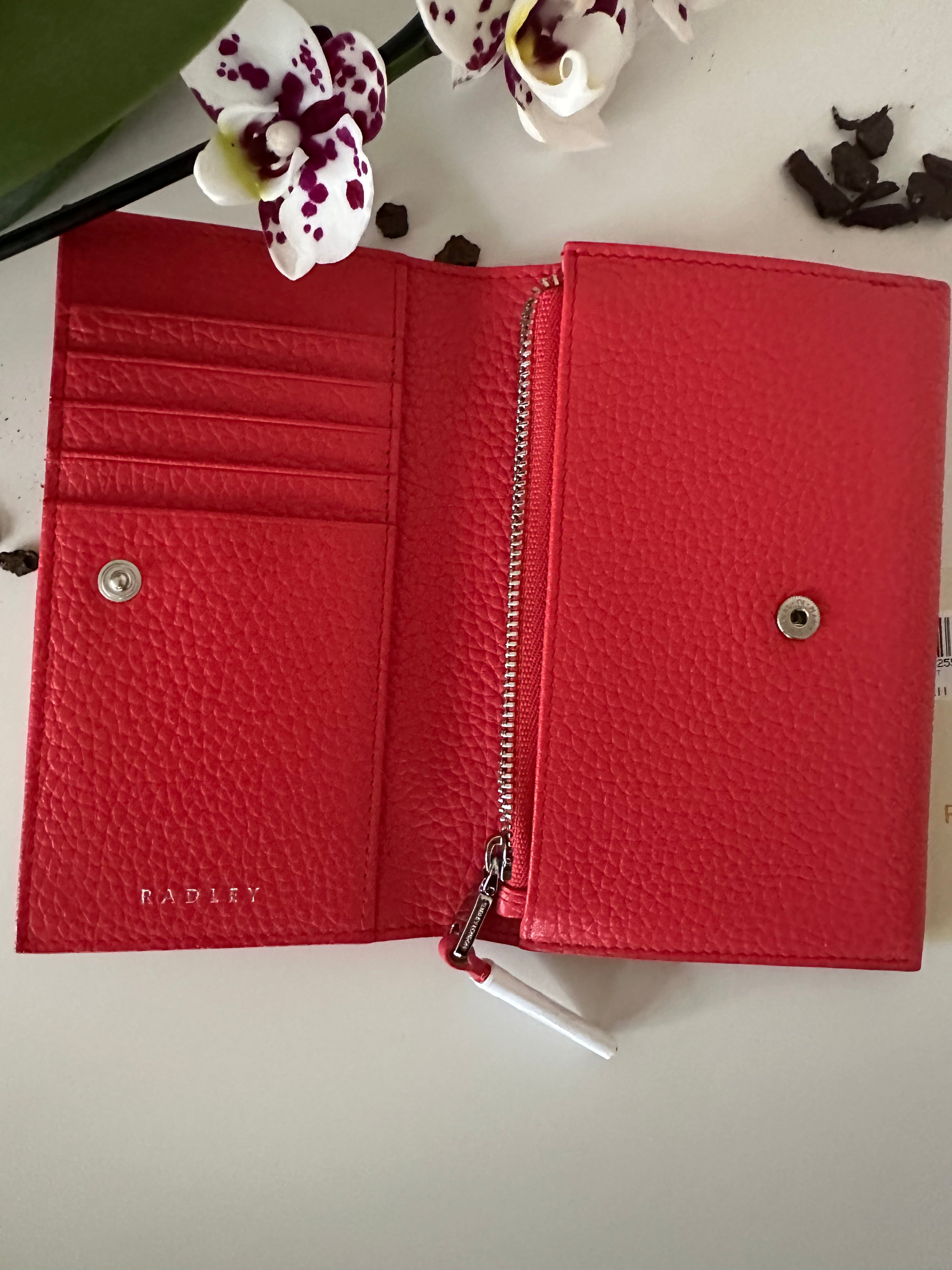 Radley Oak Street Medium Leather Red/pink