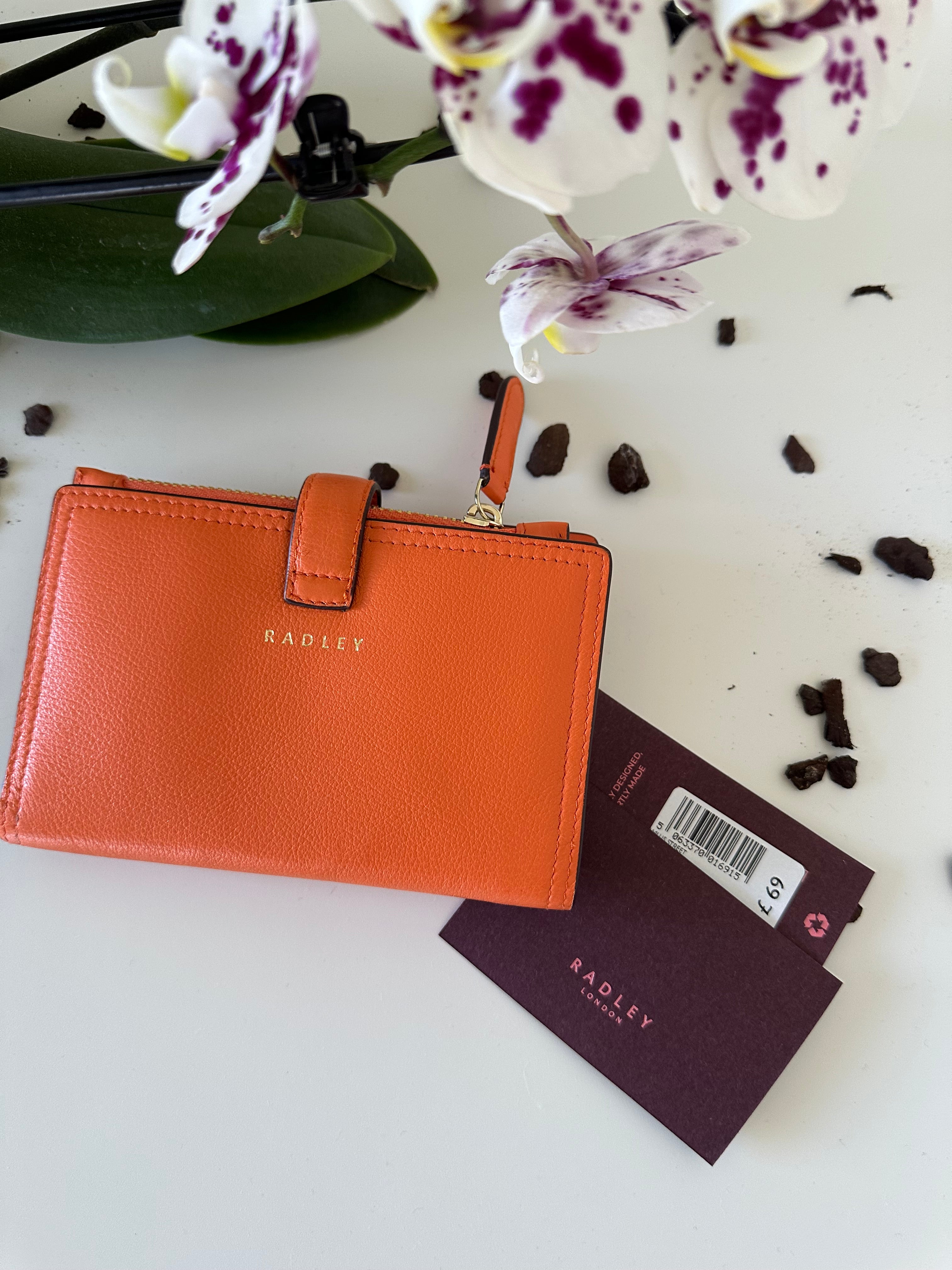 Radley Willis Street Medium Leather Orange