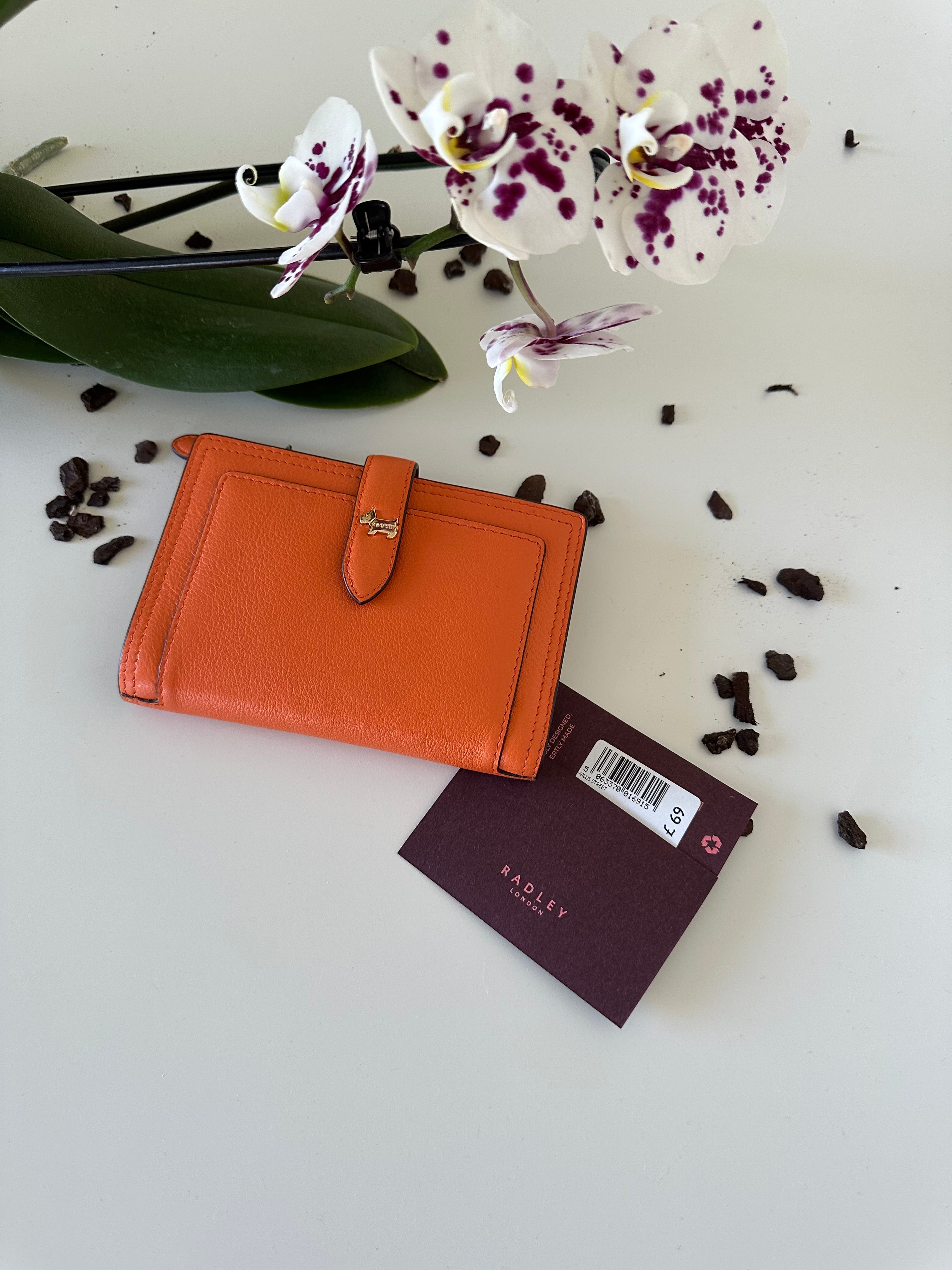 Radley Willis Street Medium Leather Orange
