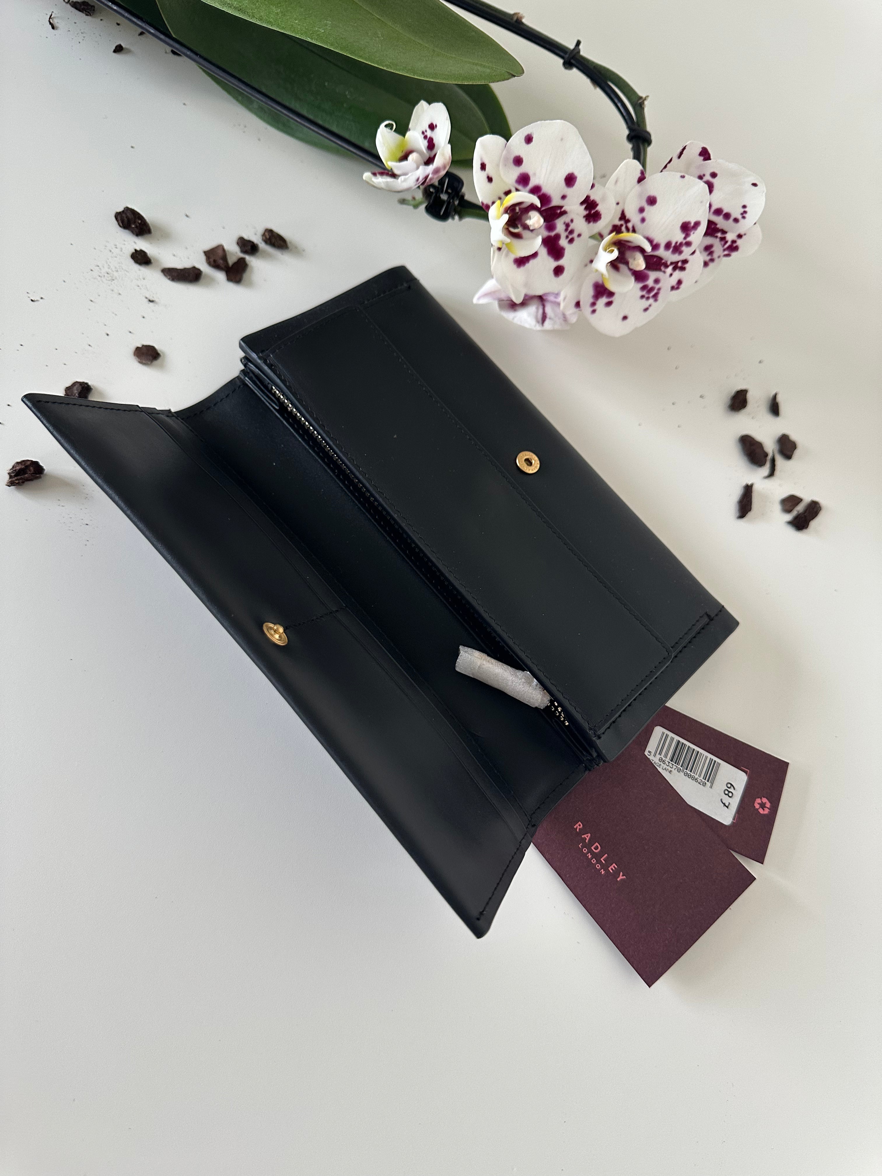 Radley Purse Heritage Lane Large Black Leather